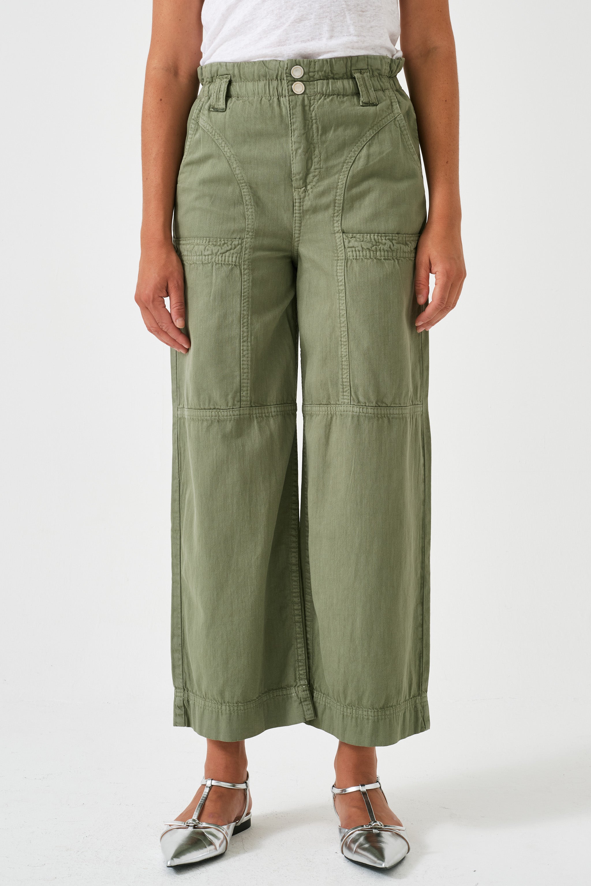 Louis Pant in Moss Denim