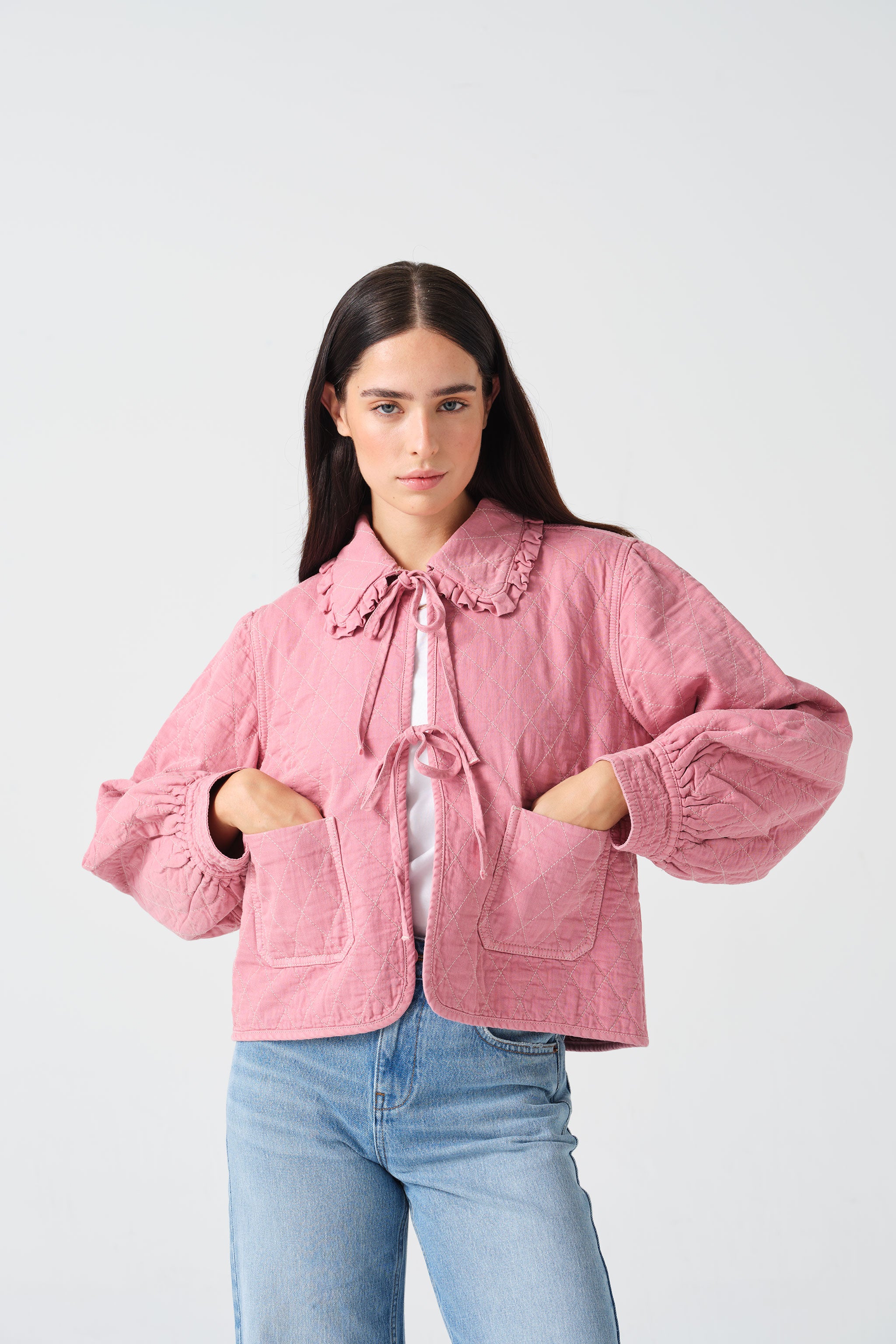 Heidi Jacket in Powder Pink