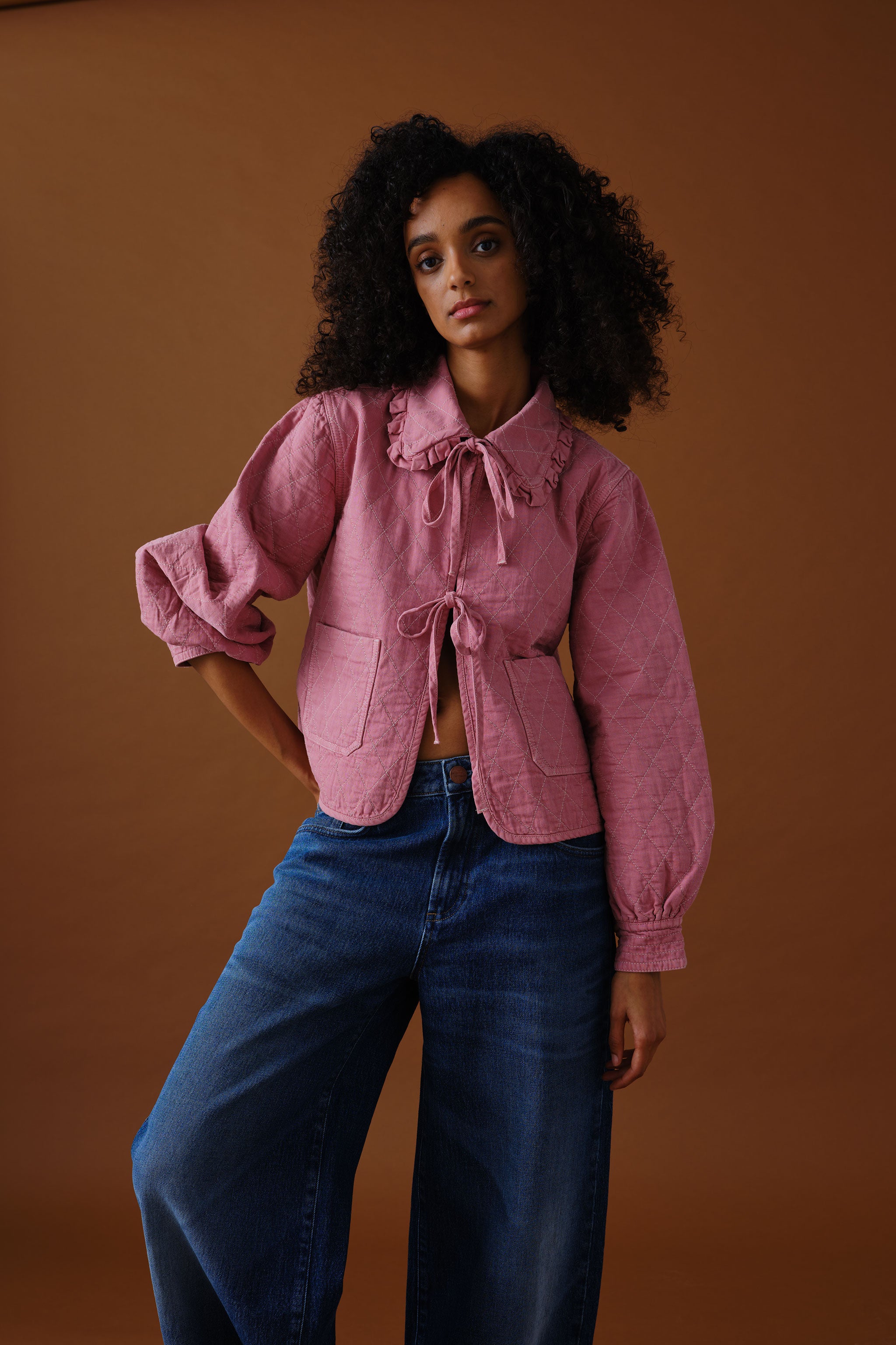 Heidi Jacket in Powder Pink