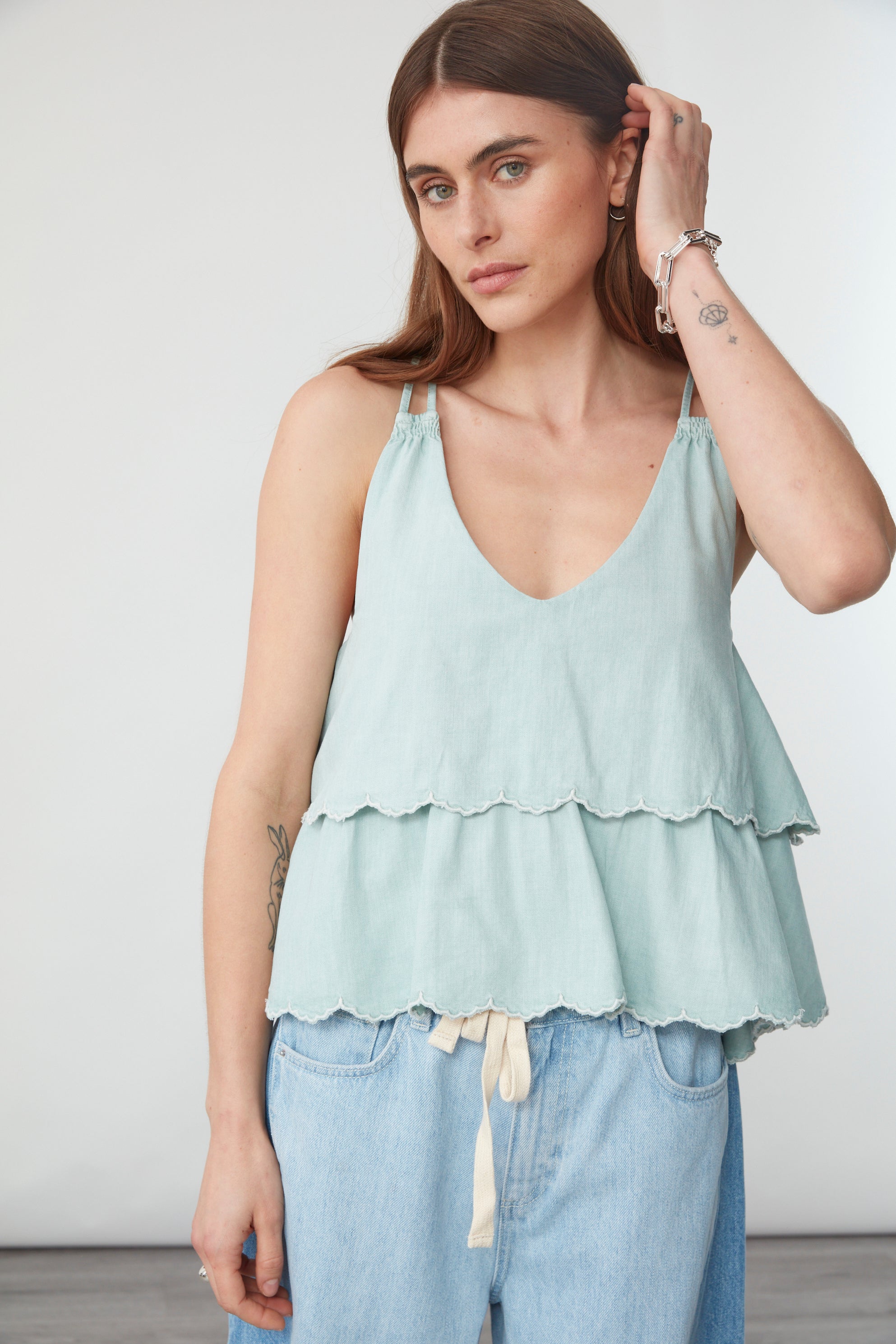 Gilly Vest In Sage