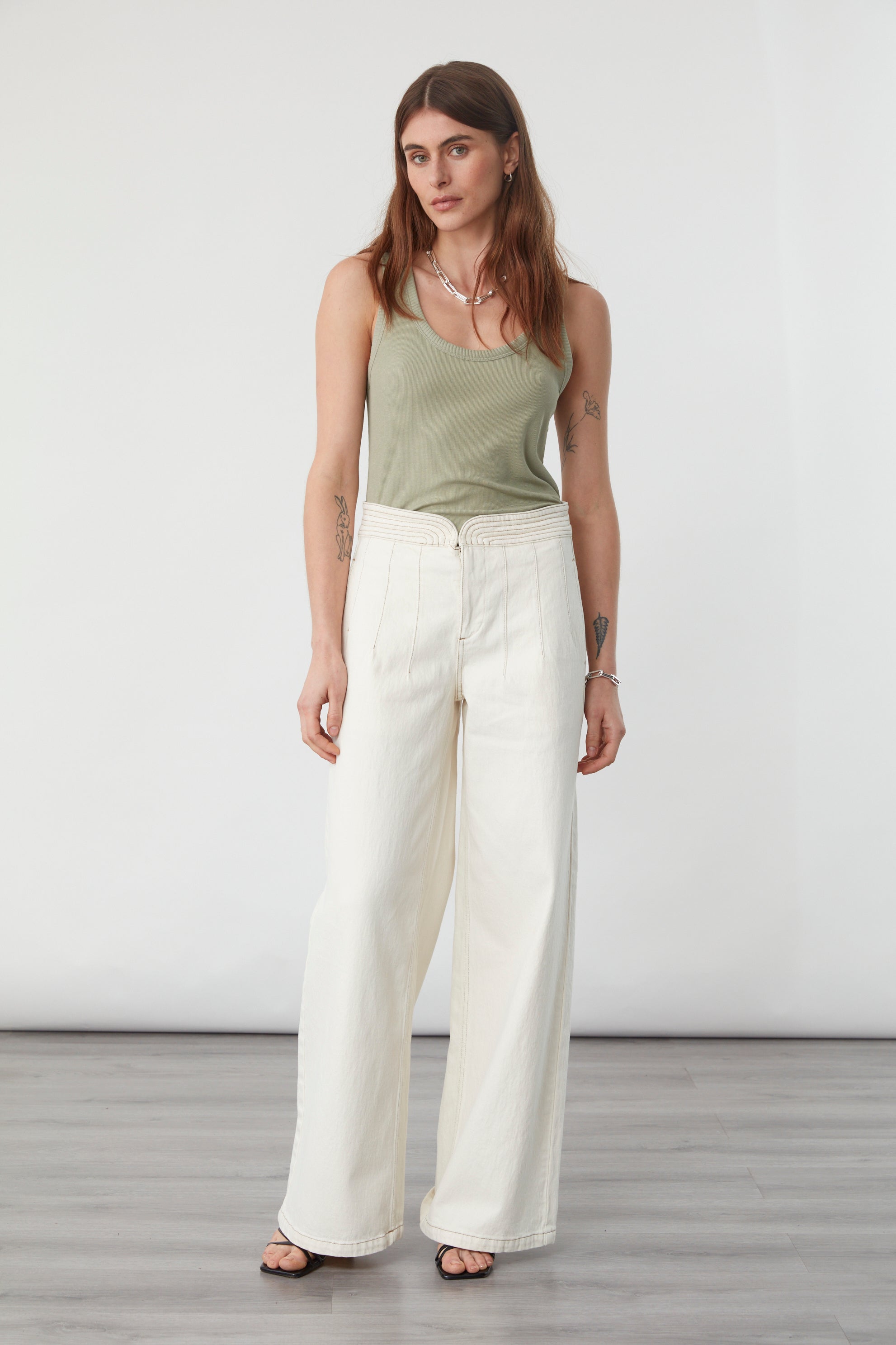 Maia Jean In Ecru - seventy + mochi