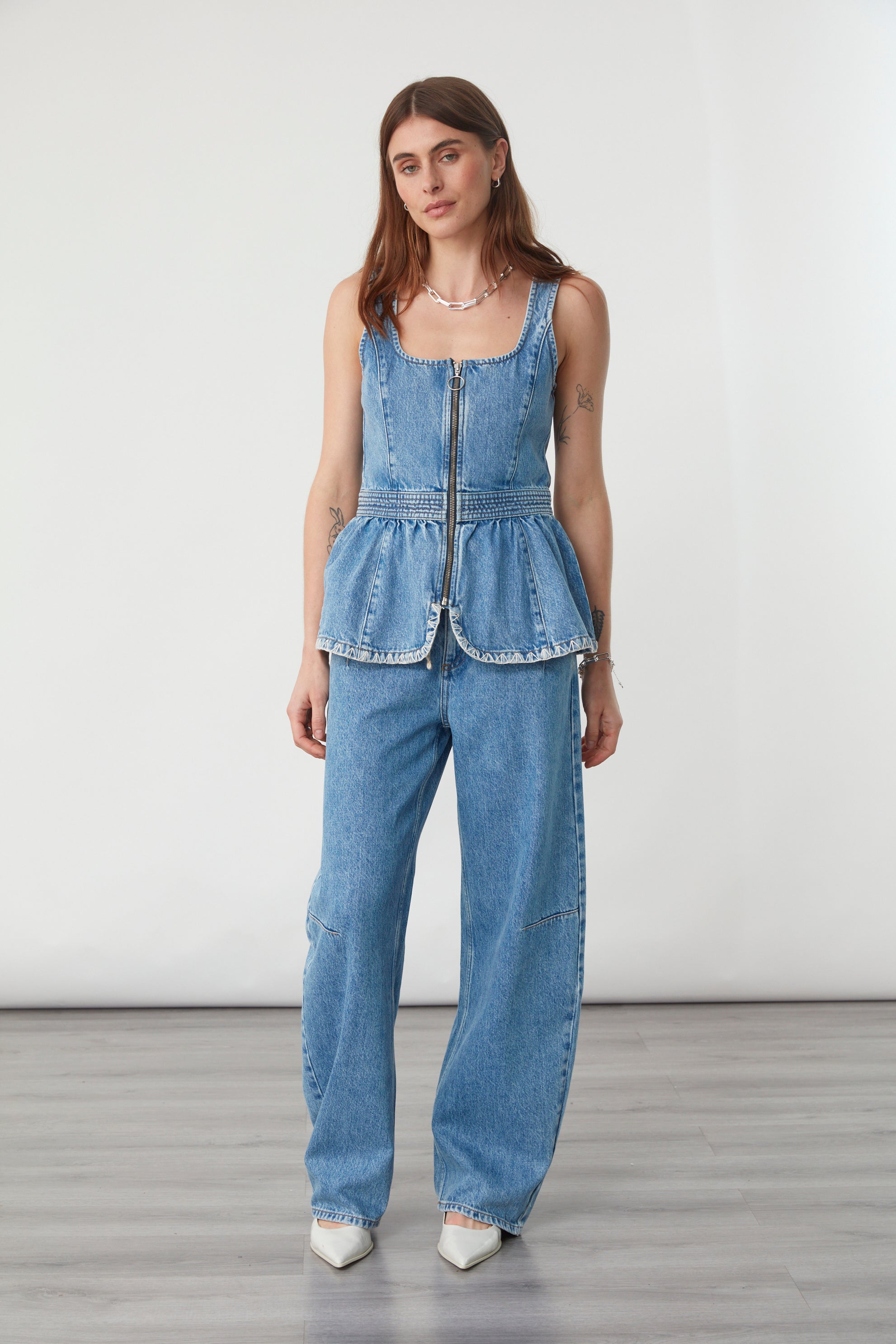 Sasha Corset Top In Malibu - seventy + mochi