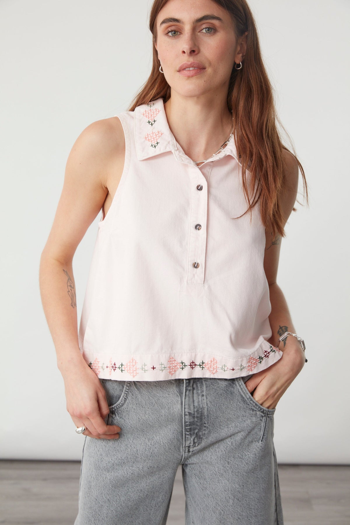 Tobi Tank Top In Blush