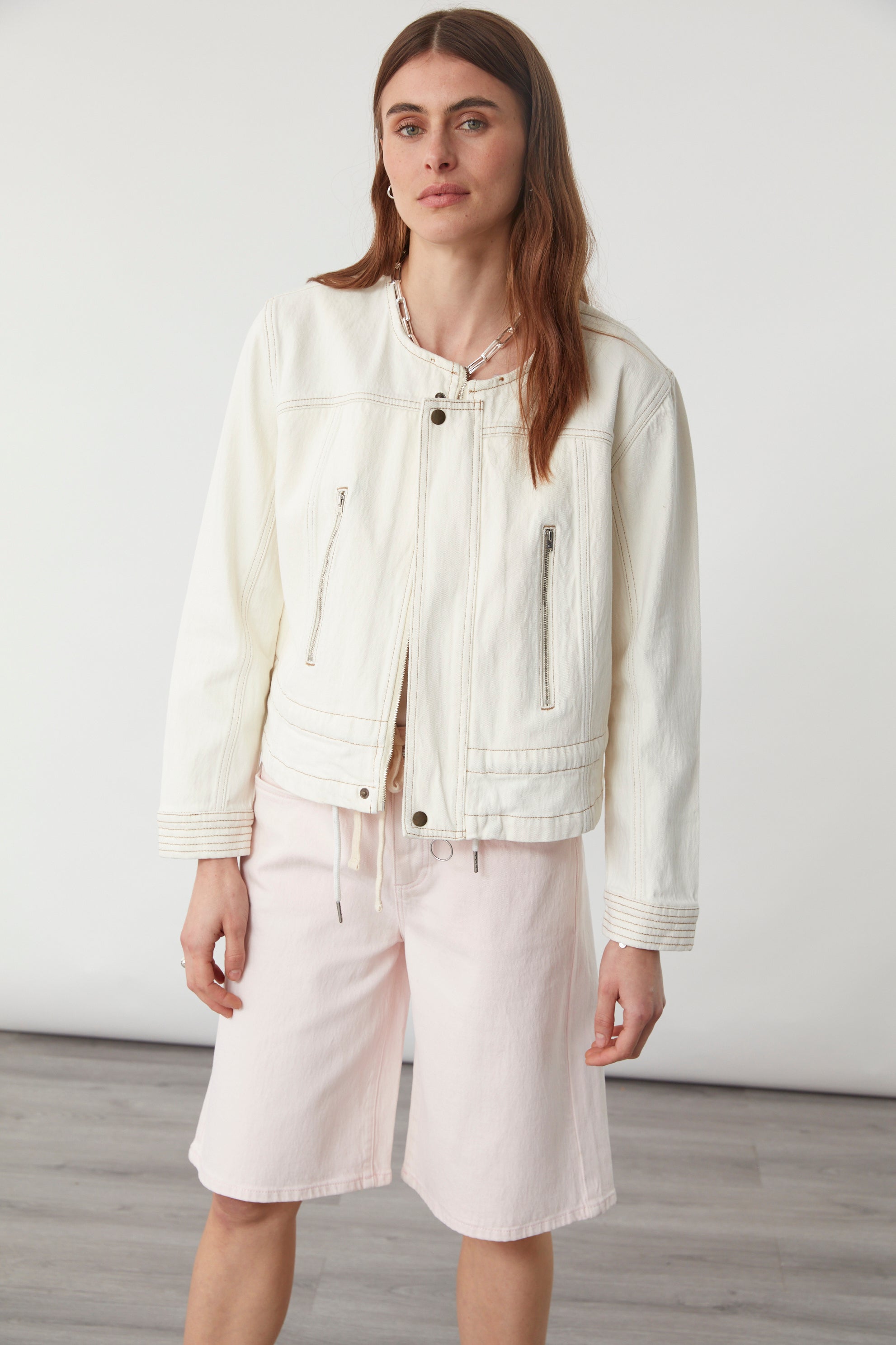 Fai Jacket In Ecru