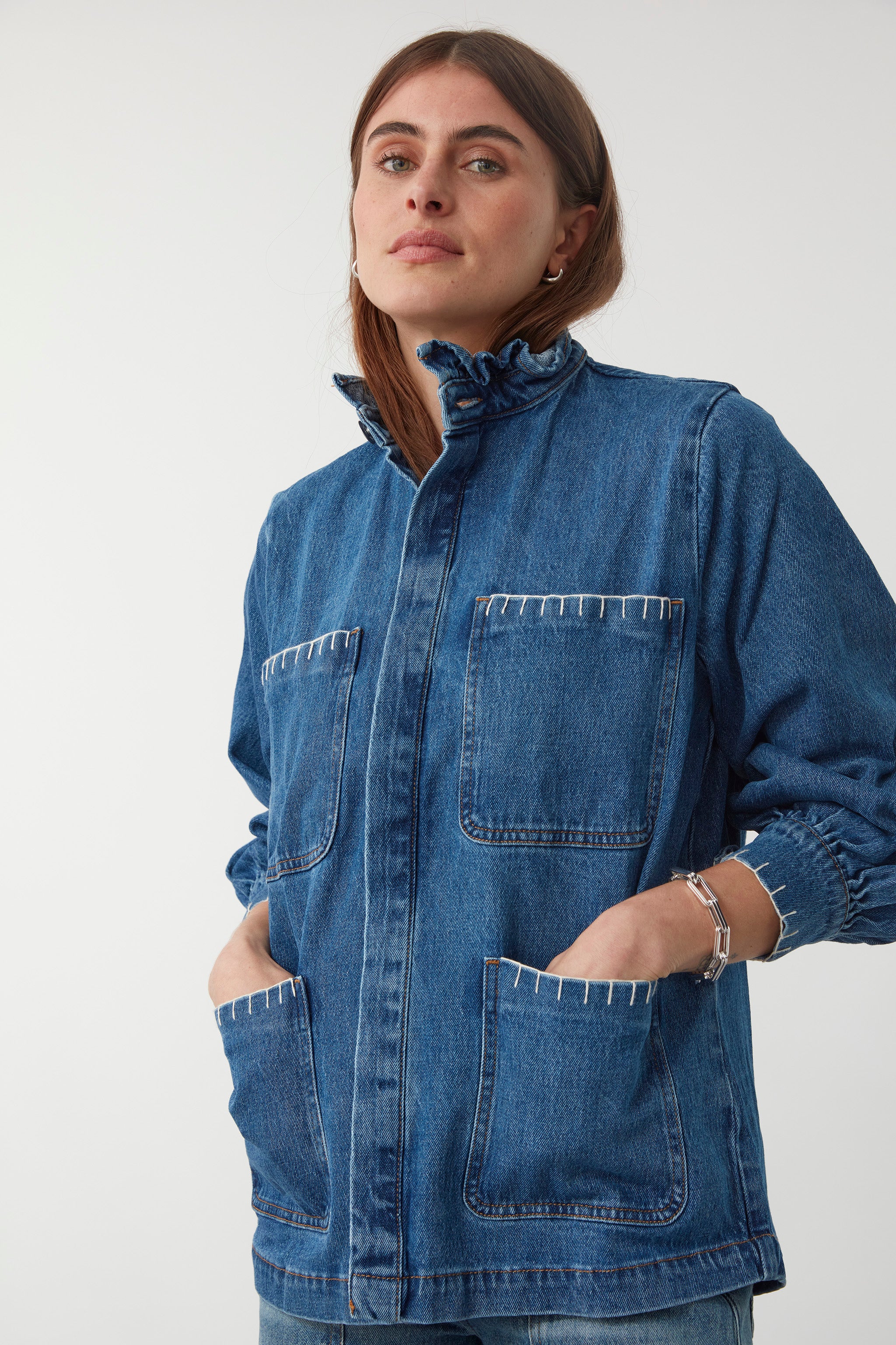 Pablo Denim Jacket in Vintage Americana