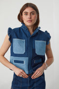 Patched Denim