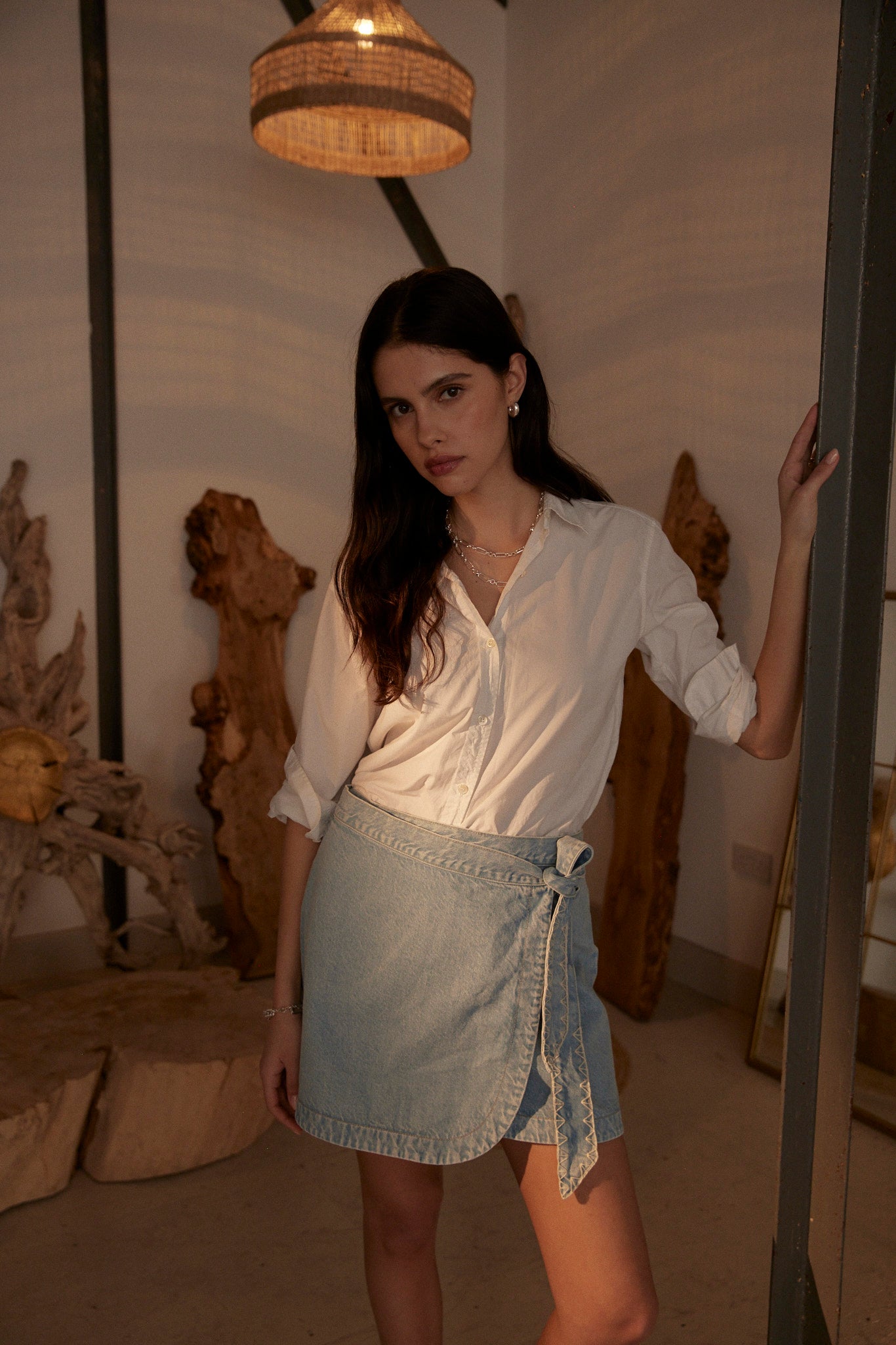 Freya Skirt in Sunbleached