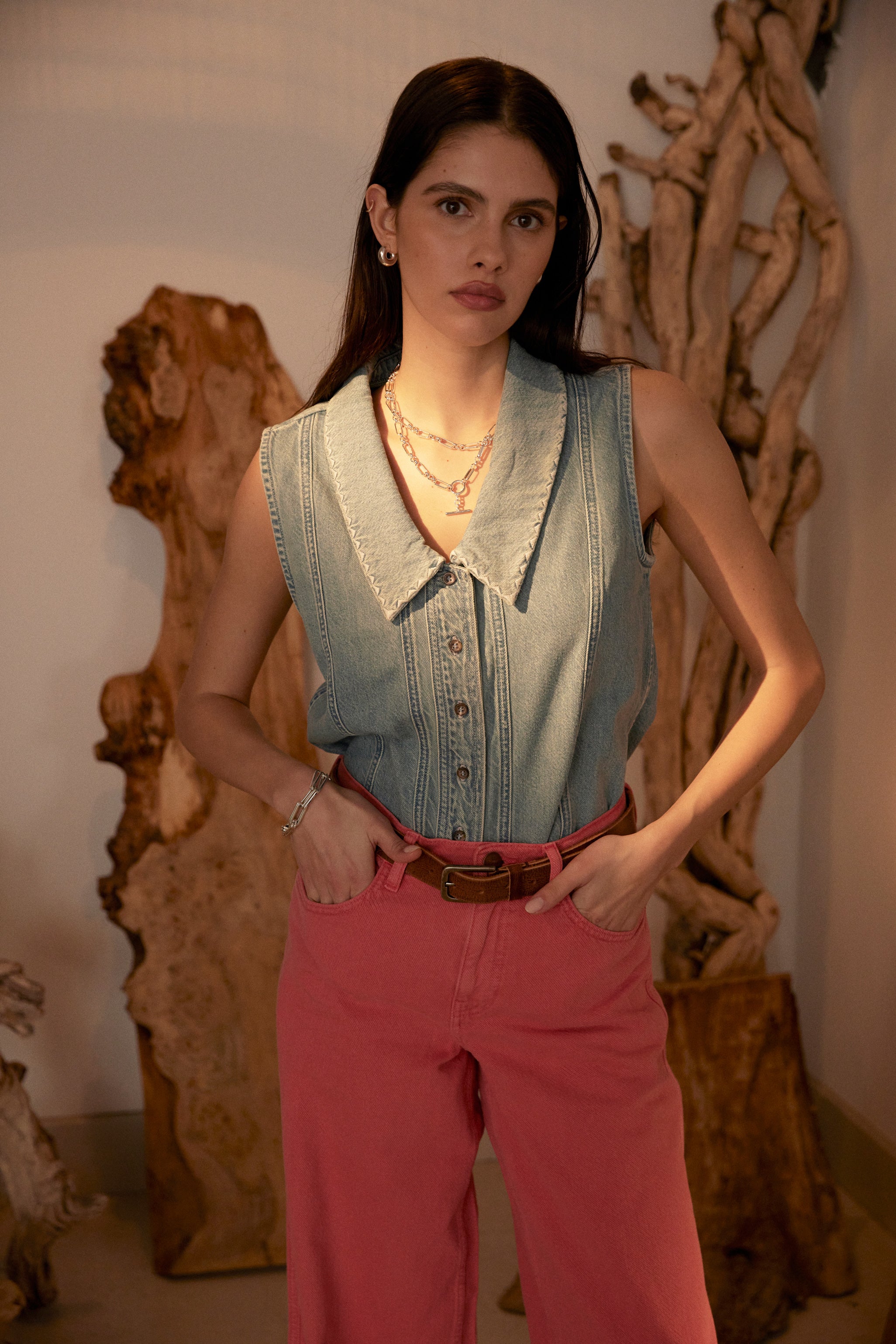 Tara Top in Sunfade