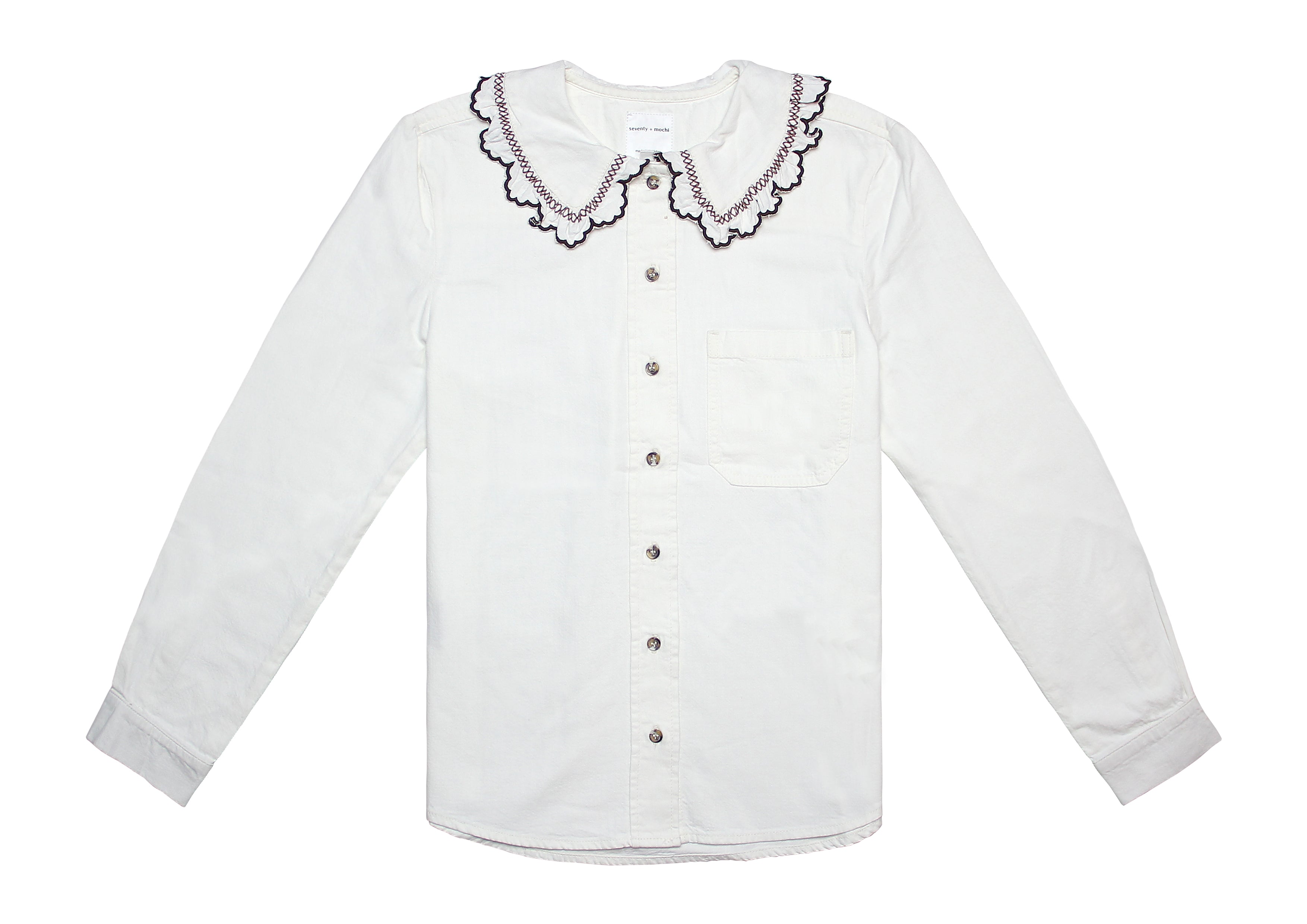 Delilah Blouse in Ecru