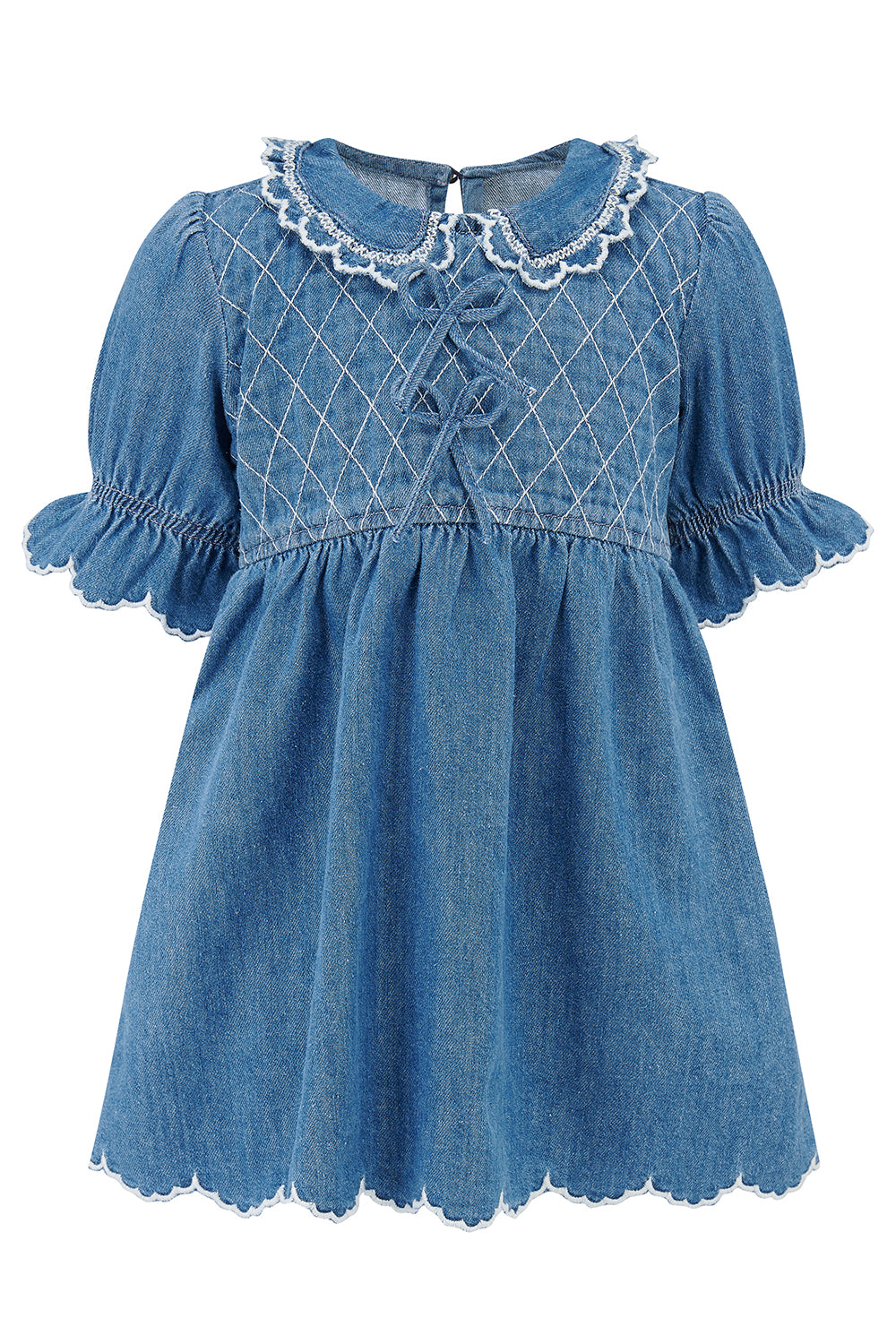 Girl's Heidi Dress in Mid Vintage