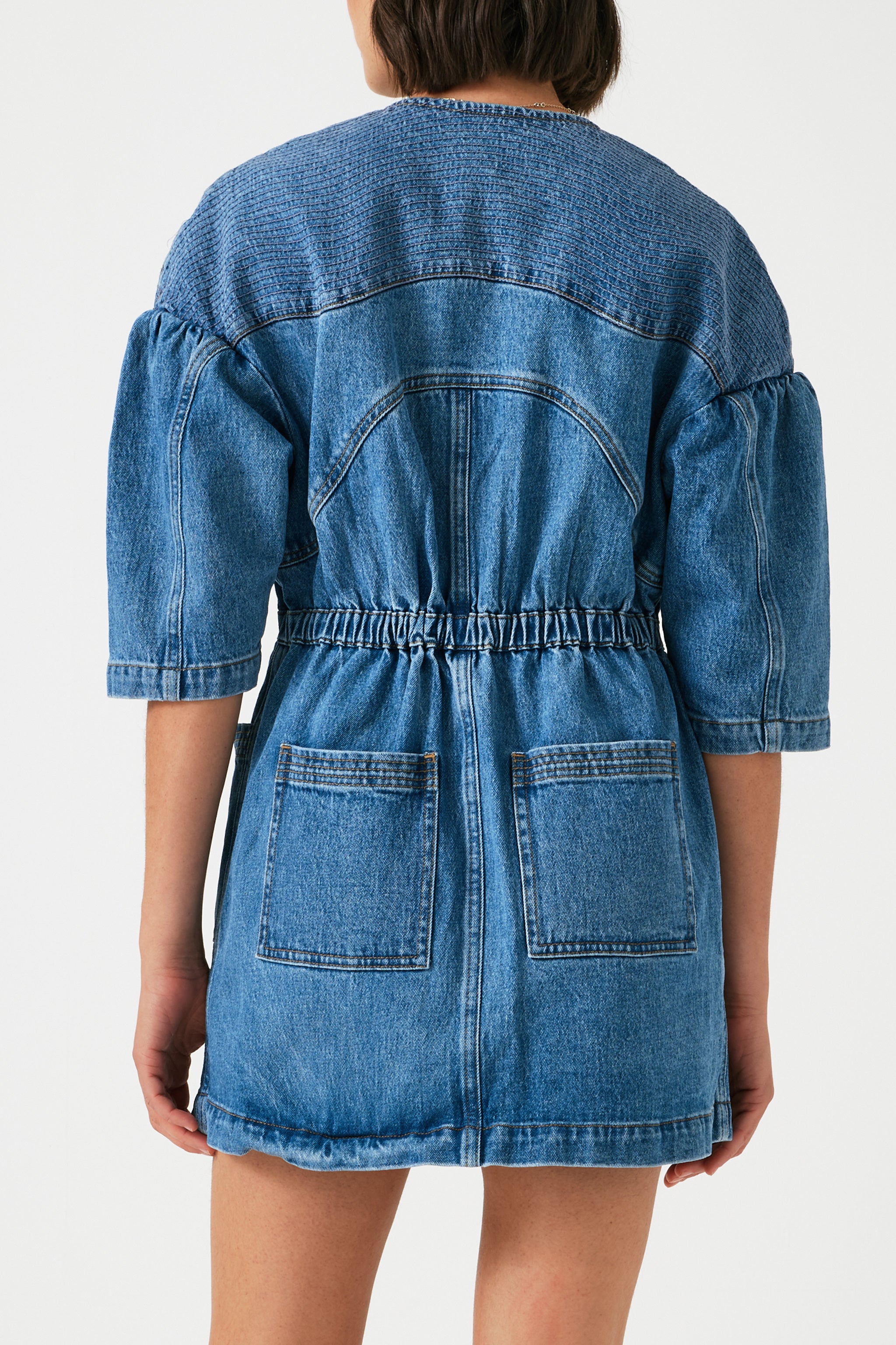 ジャンテイーデモドレス Zaha Mini Dress in Rodeo