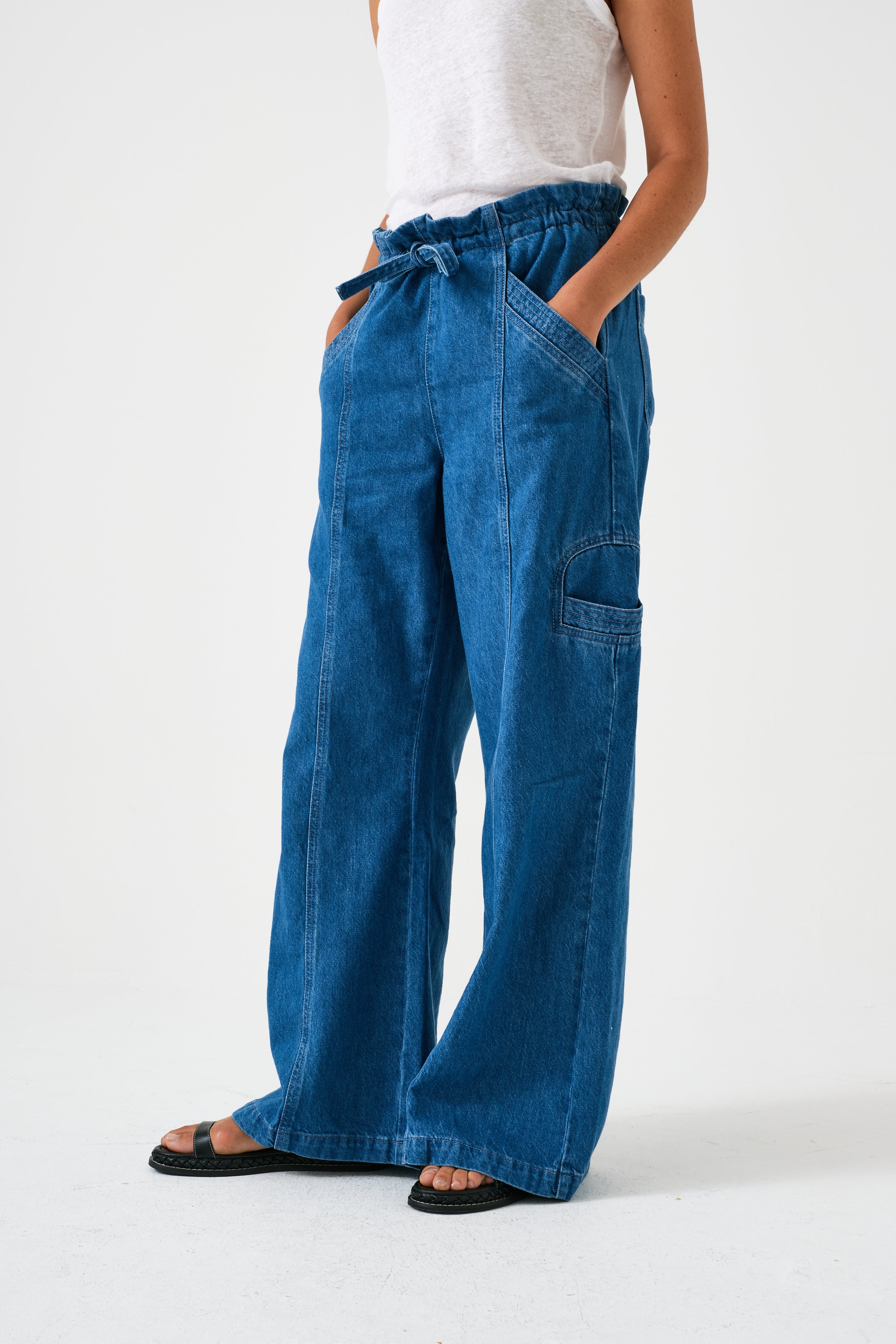 Juno Pant in Azure