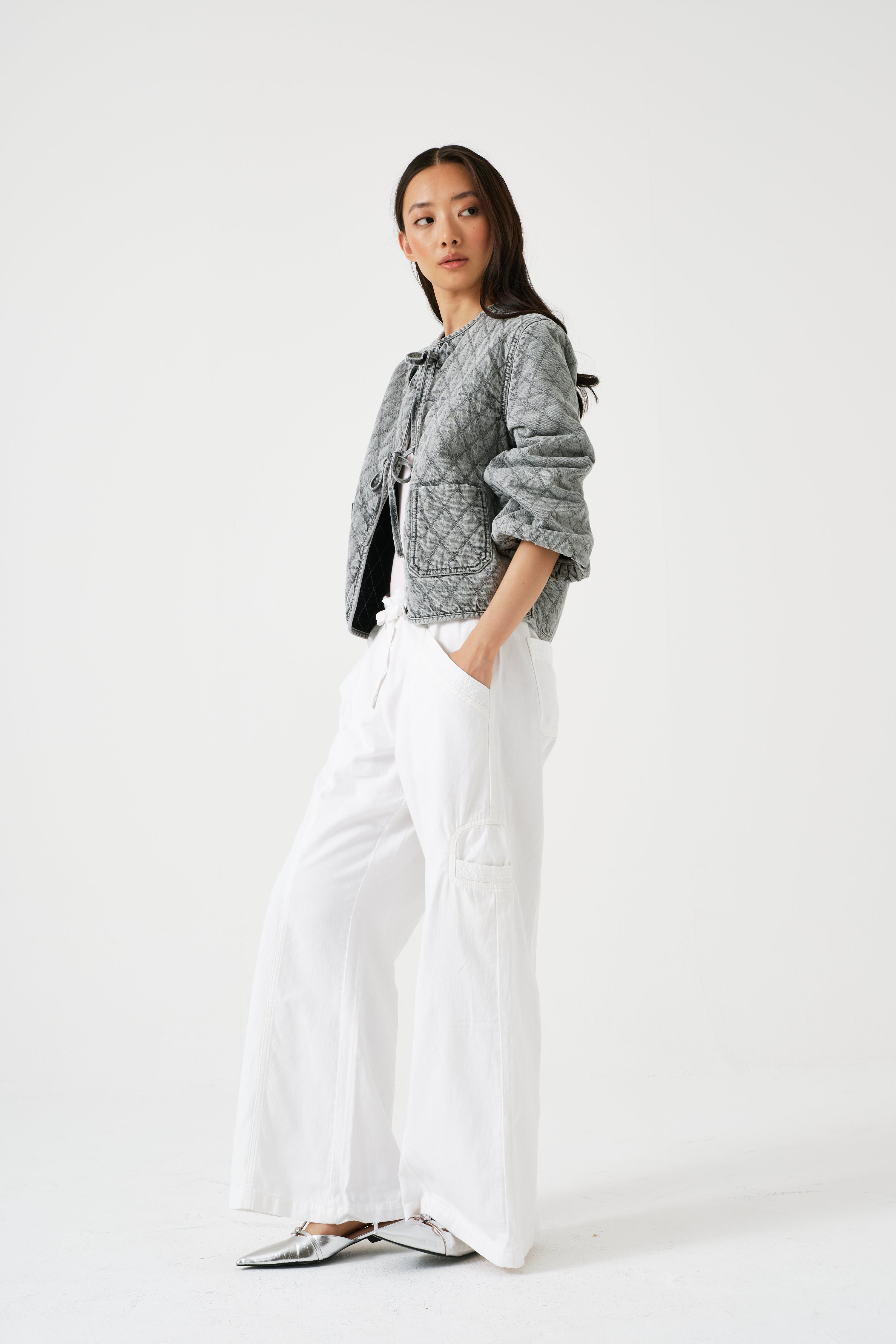 Aria Jacket in Silver Lining