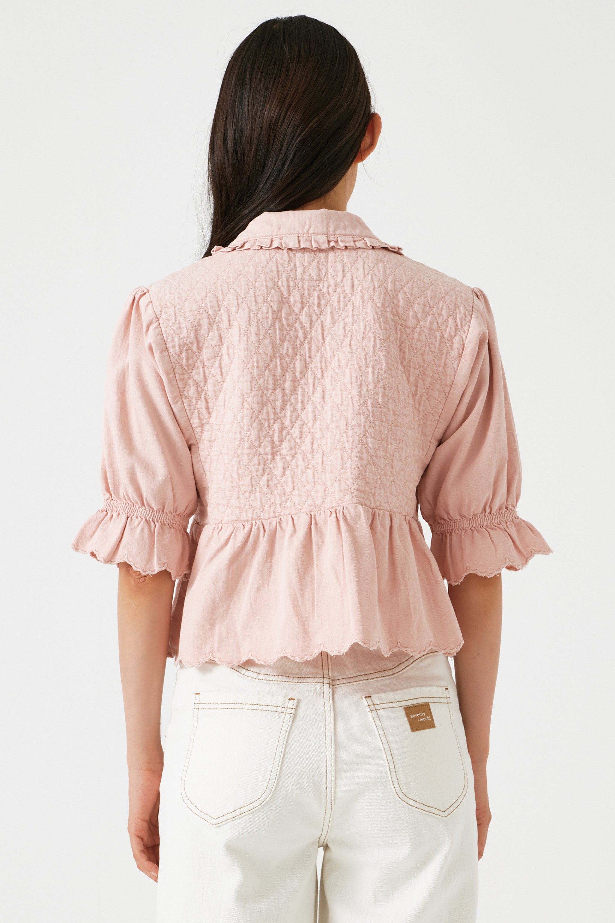 Heidi Blouse in Pink Dawn