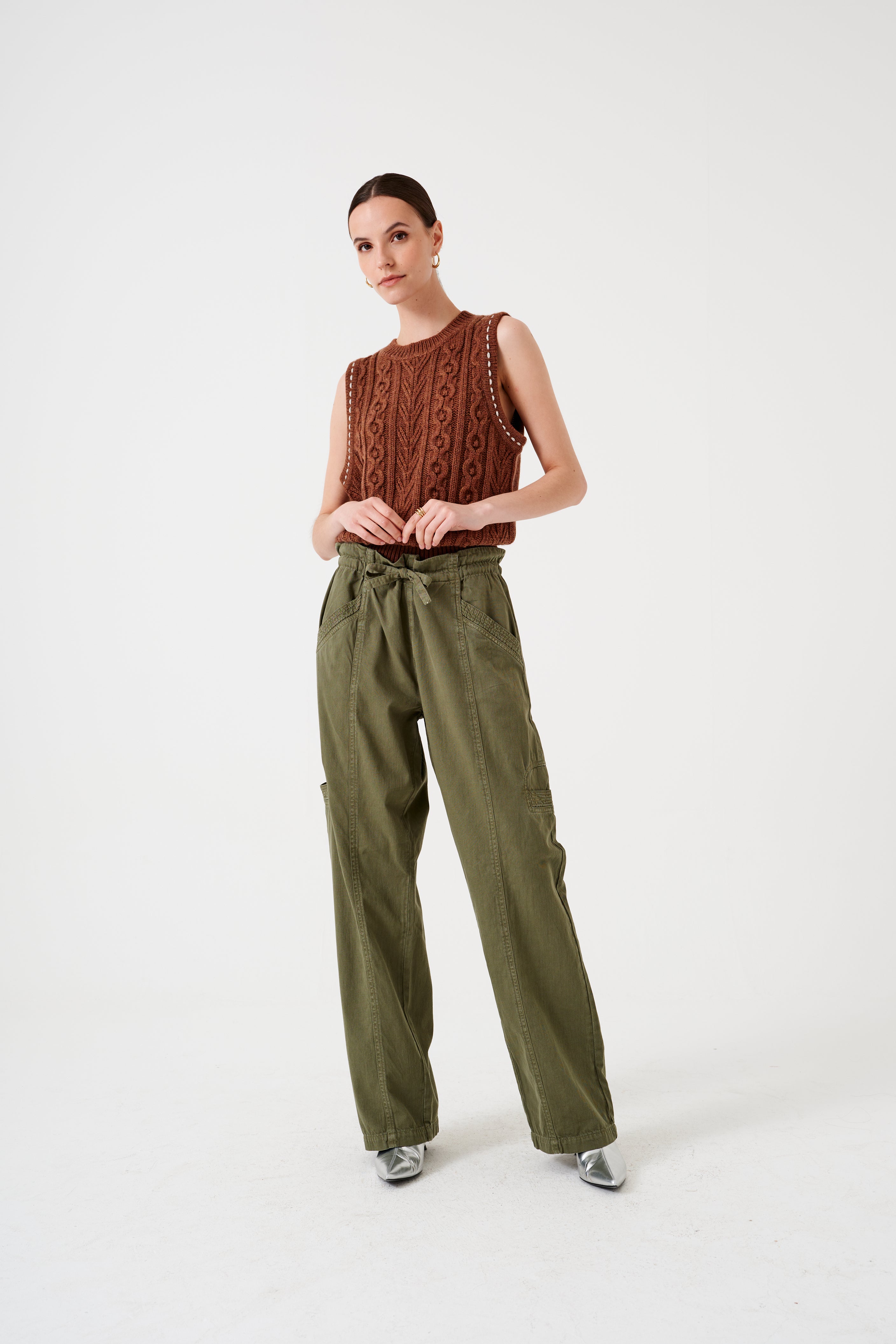 Juno Pant in Khaki