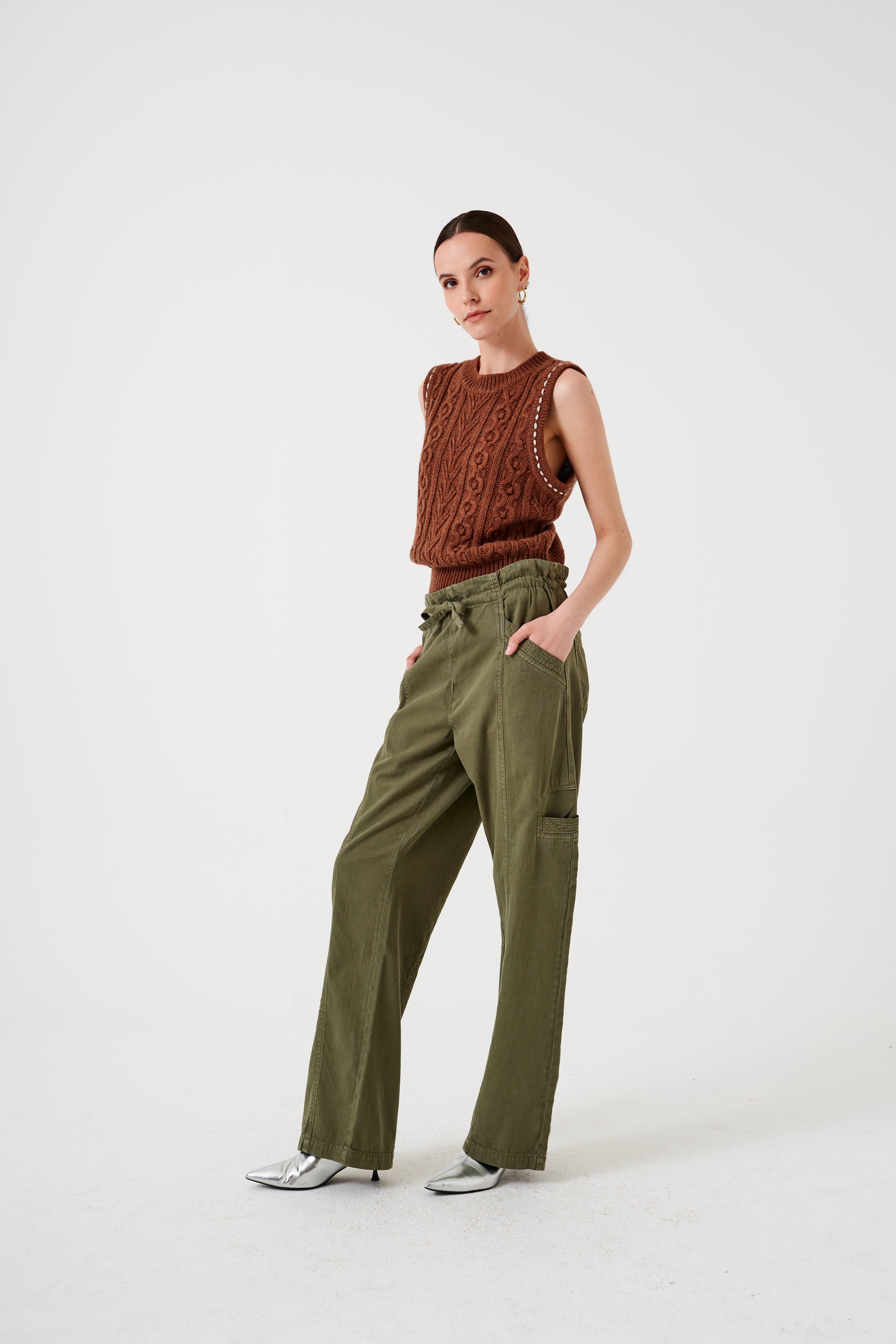 Juno Pant in Khaki