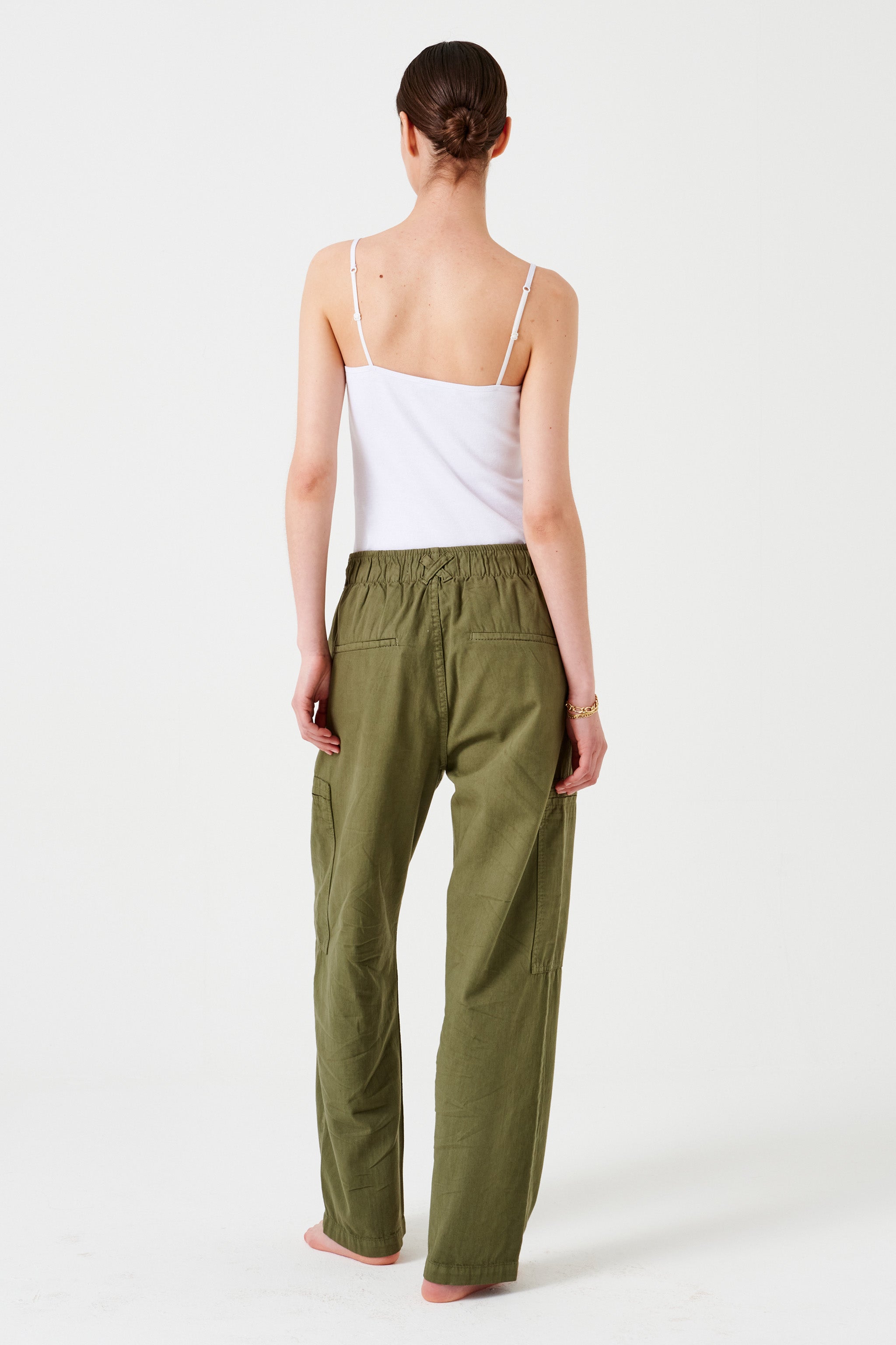 Amelia Pant in Khaki