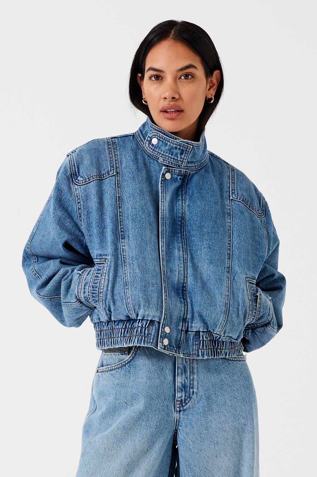 【正規品】Bibiy JOSIE DENIM JACKET 正規品】Bibiy JOSIE DENIM JACKET The Josie Oversized Denim