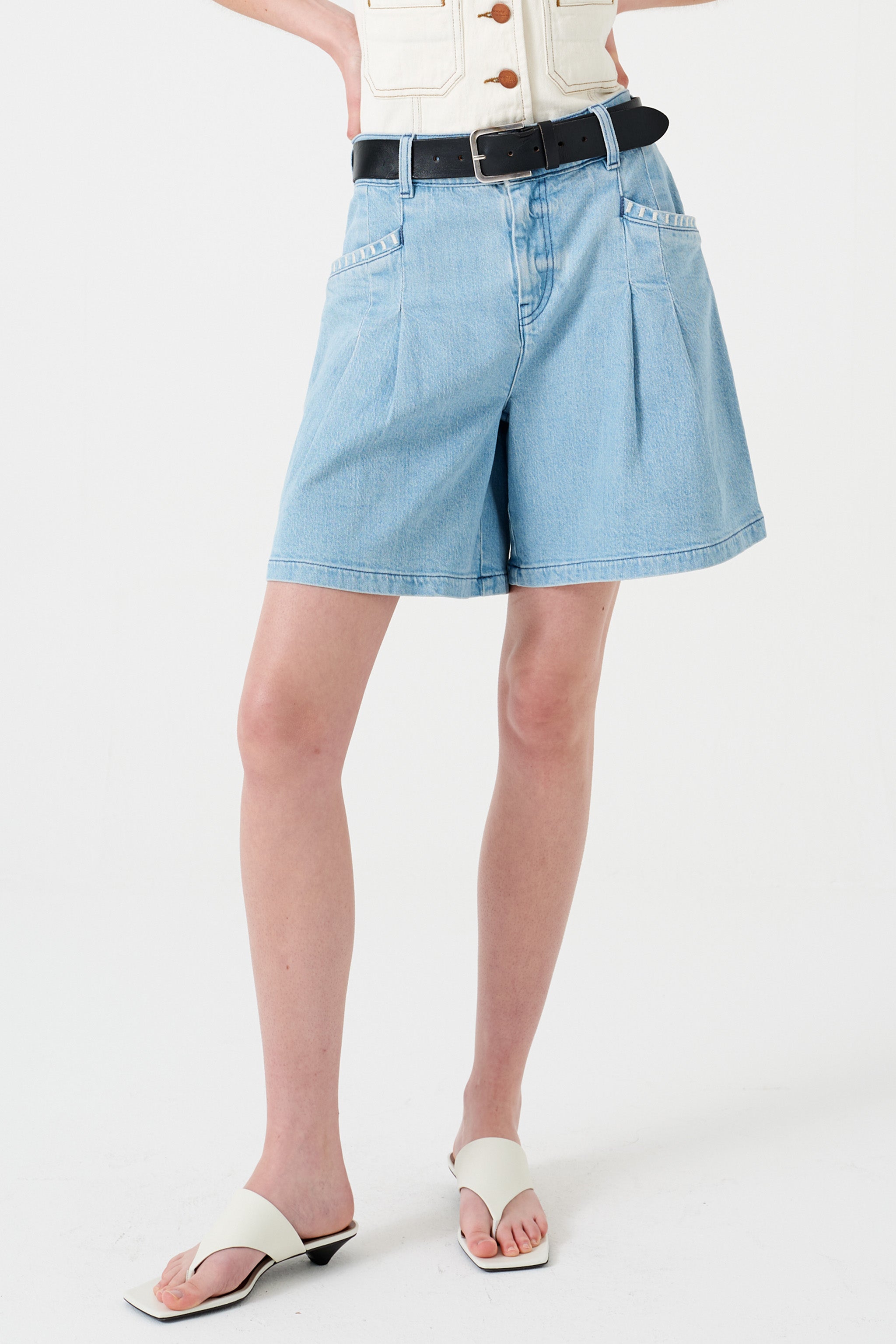 Isabella Short in Oceanic Blue