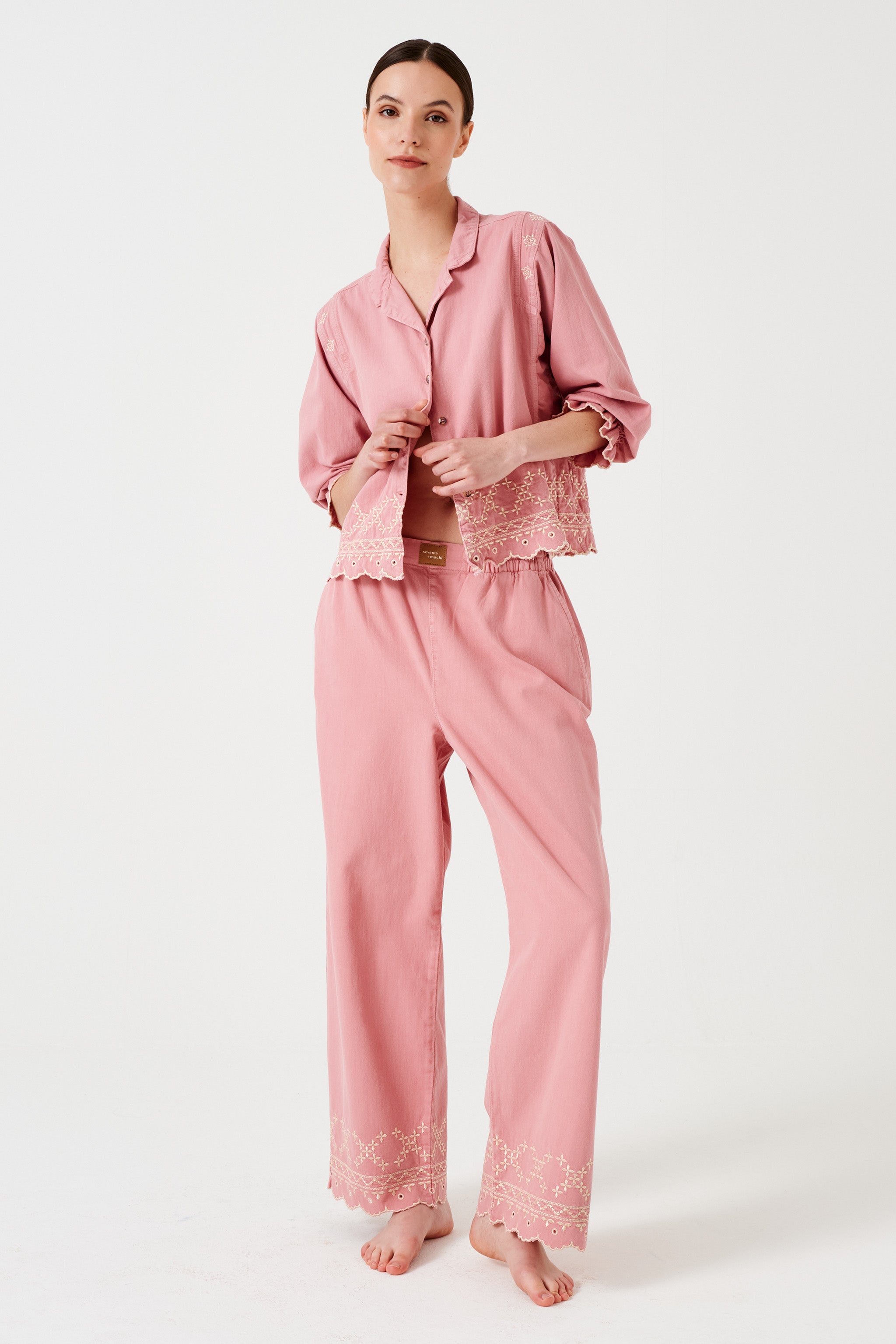 Sophie Pant in Powder Pink