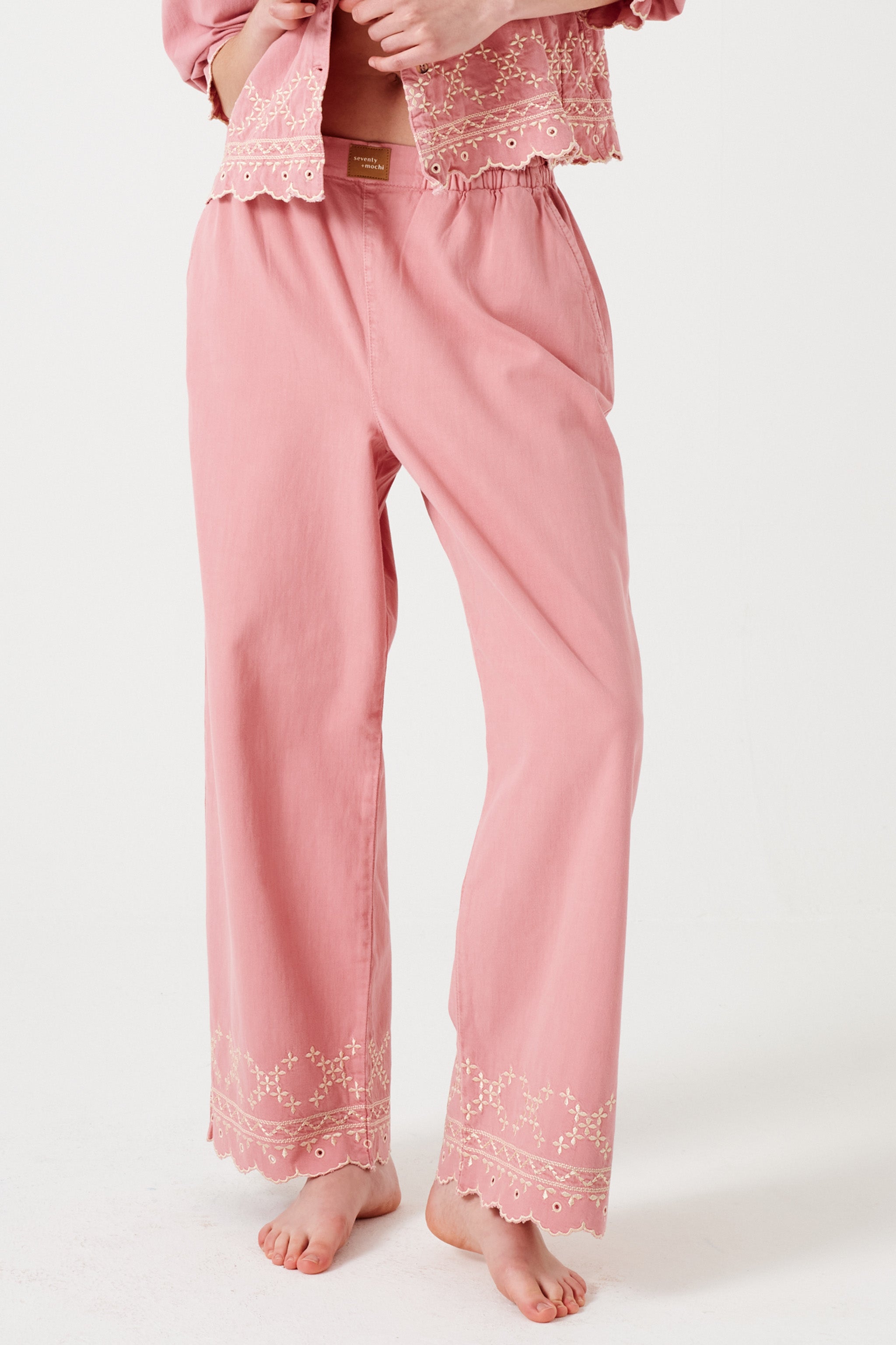 Sophie Pant in Powder Pink