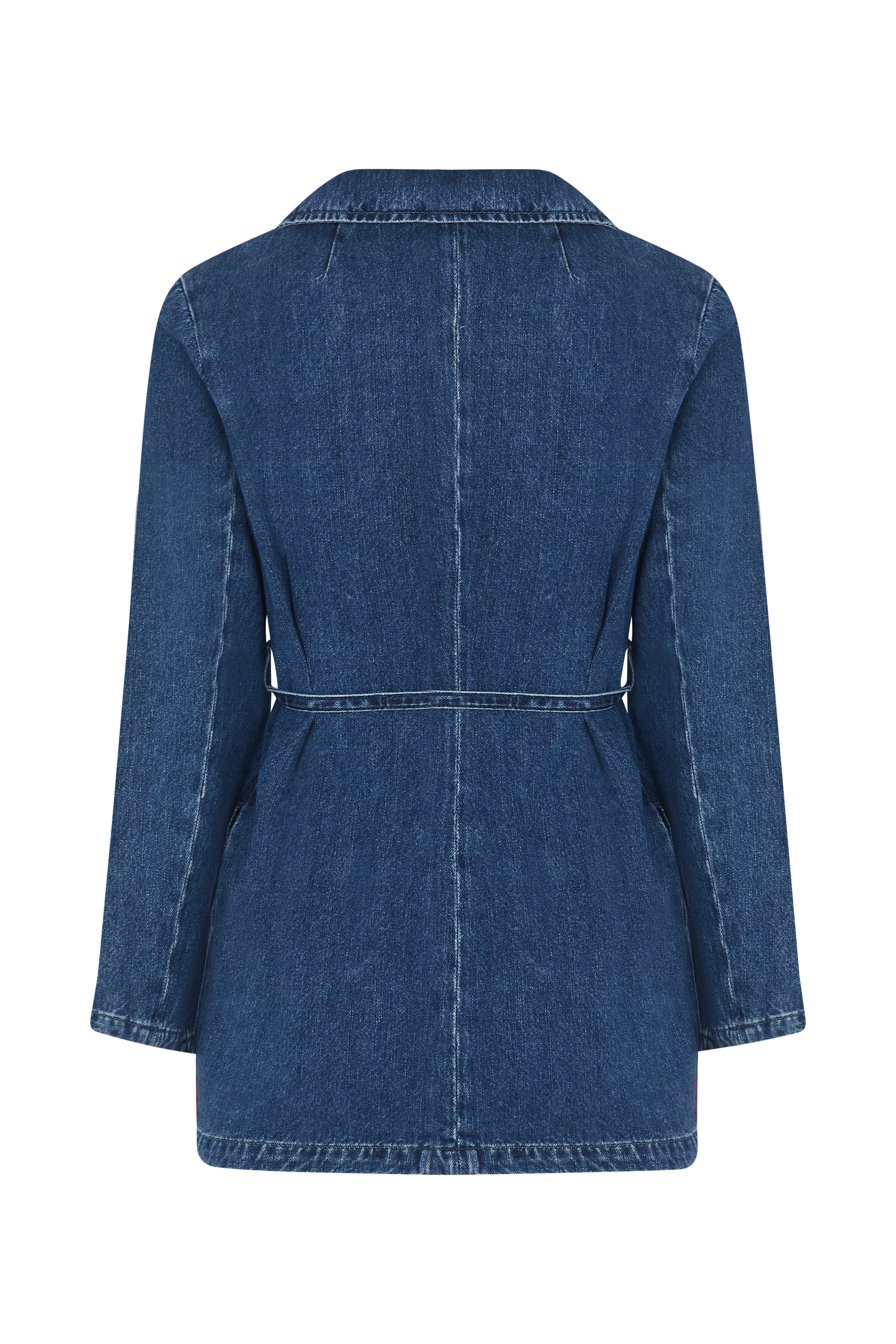 Bette Belted Denim Jacket in Phoenix