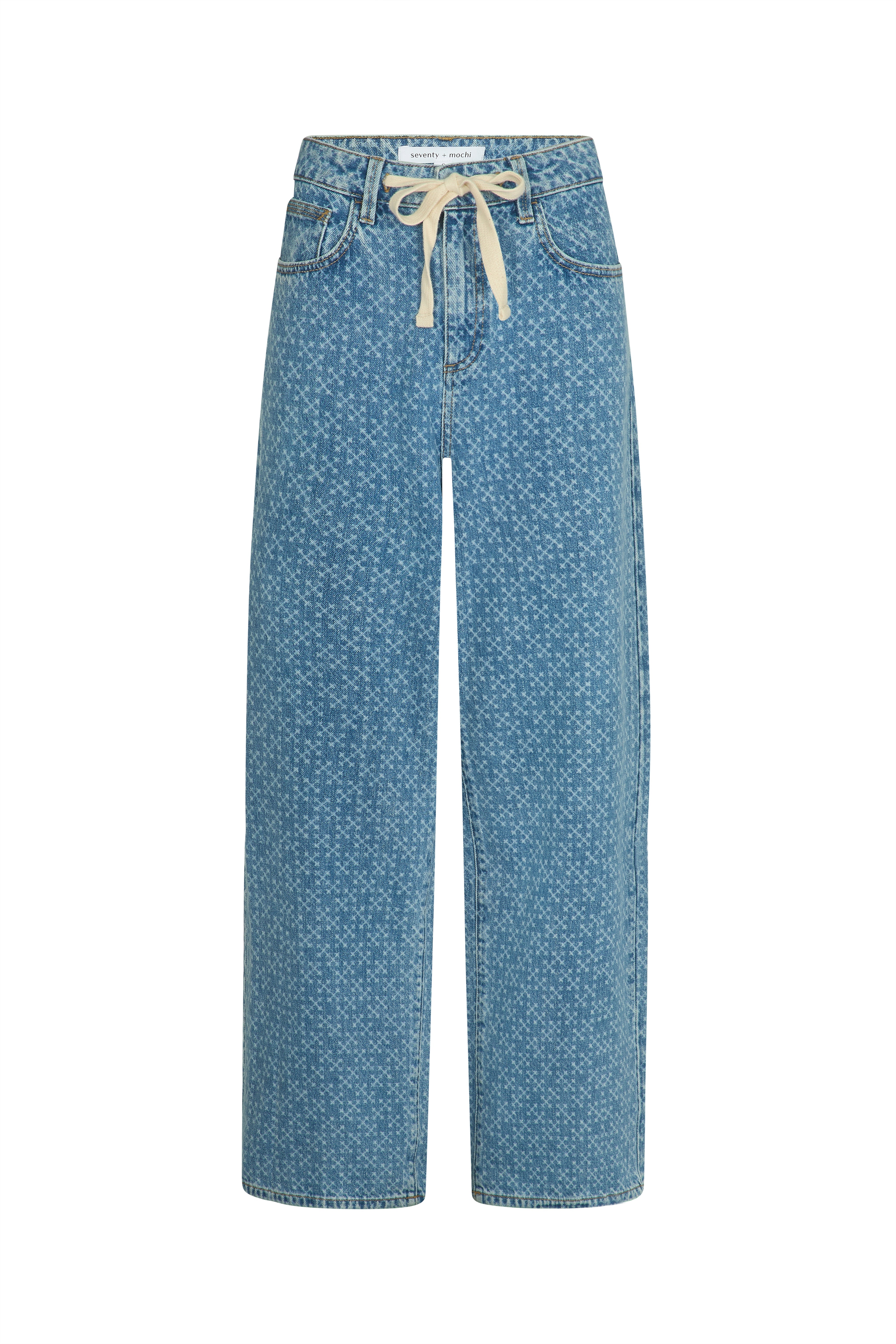 本日削除SUNSEA N.M BLUE OSMO w/耳WIDE PANTS/3 SUNSEA（サンシー） 30th N.M THICKENED w/耳 EASY PANTS ナイス