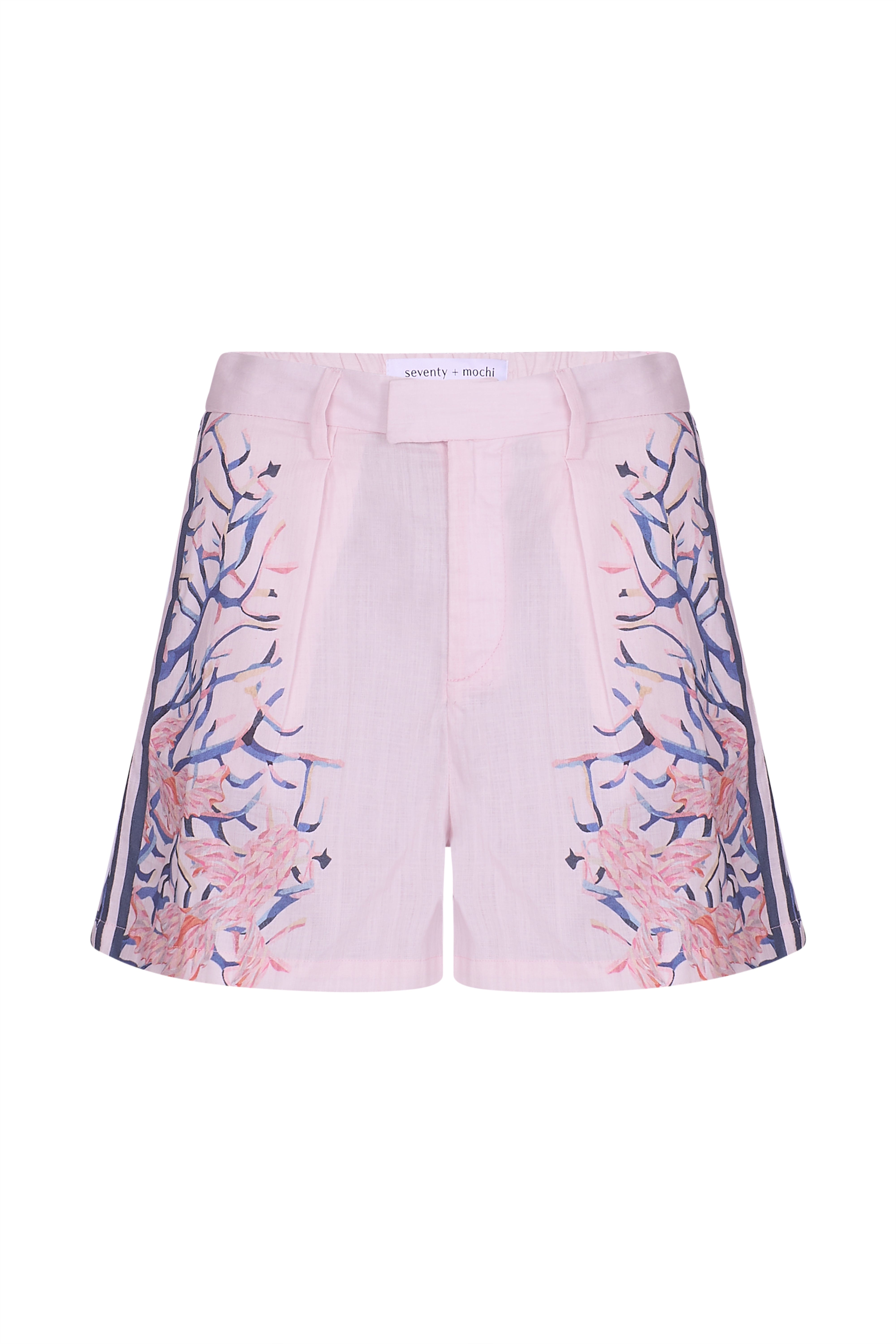 Selene Shorts in Indigo Coral
