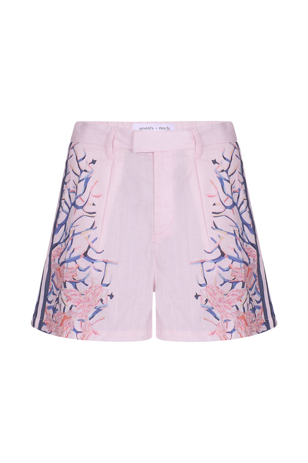 Selene Shorts in Indigo Coral - seventy + mochi