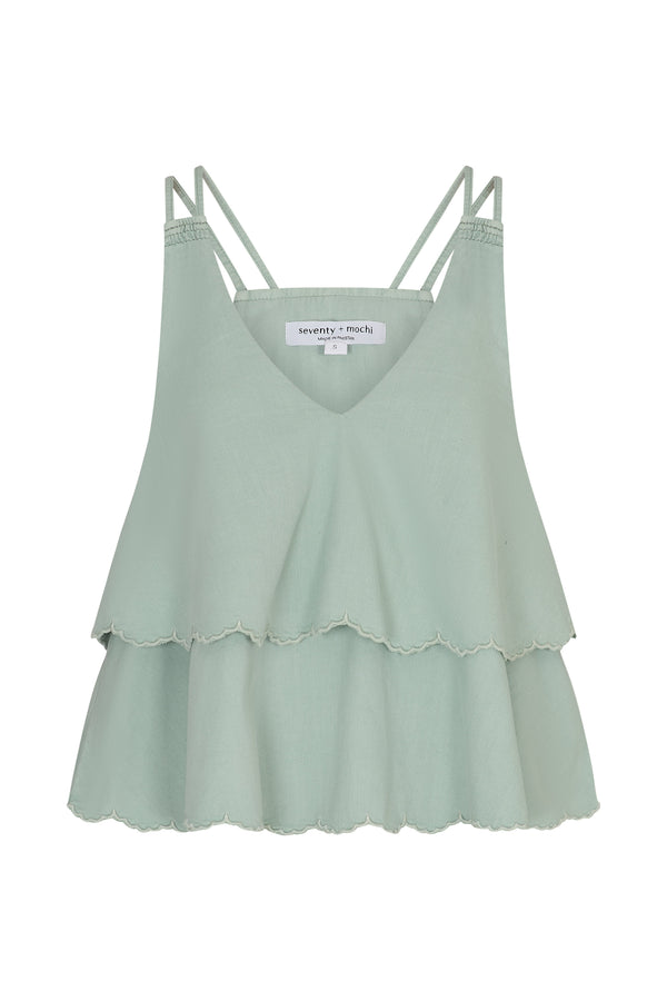 Gilly Vest In Sage