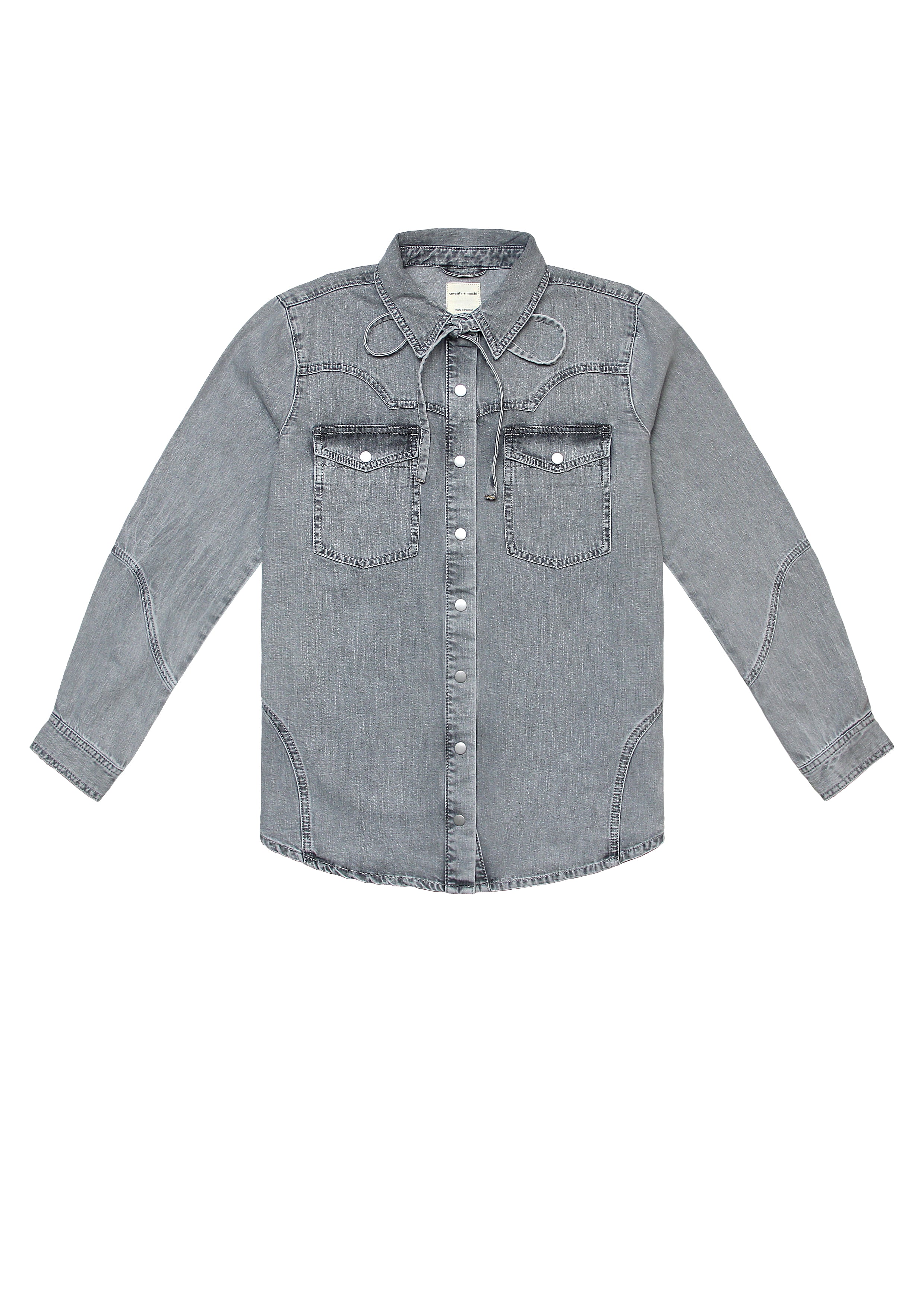 Mia Shirt in Silver Lining