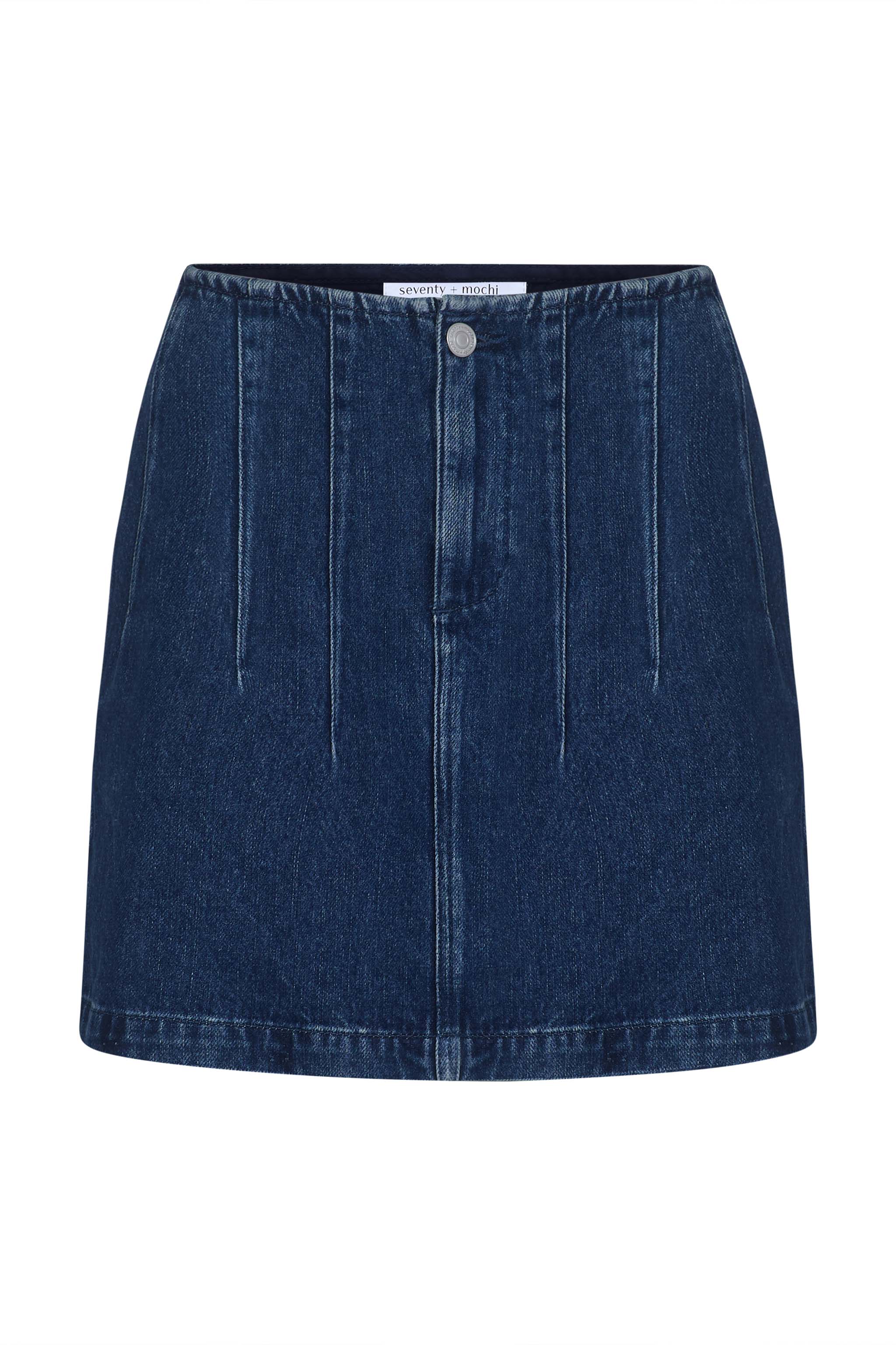 Noah Mini Denim Skirt in Phoenix