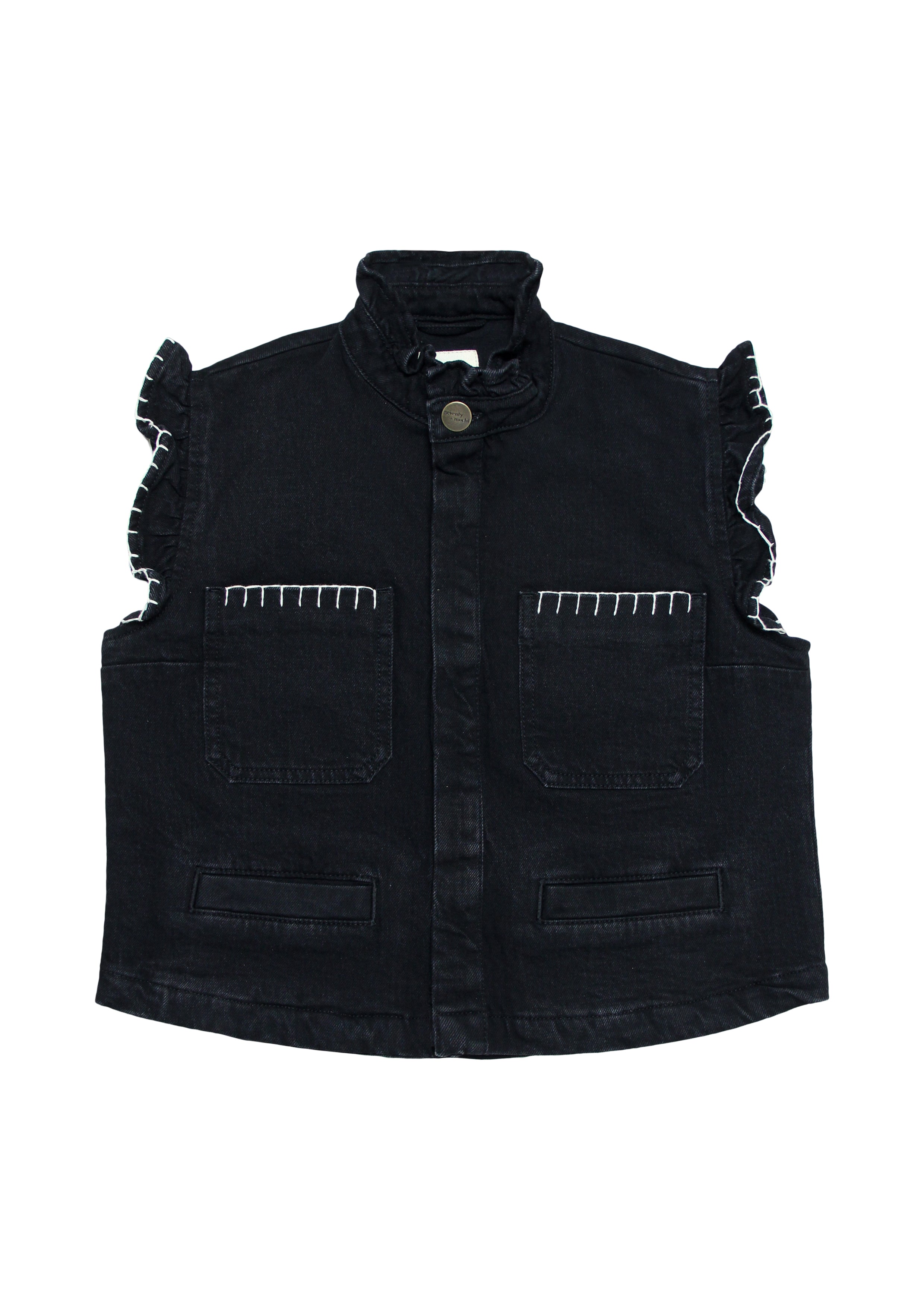 Pablo Vest in Vintage Black