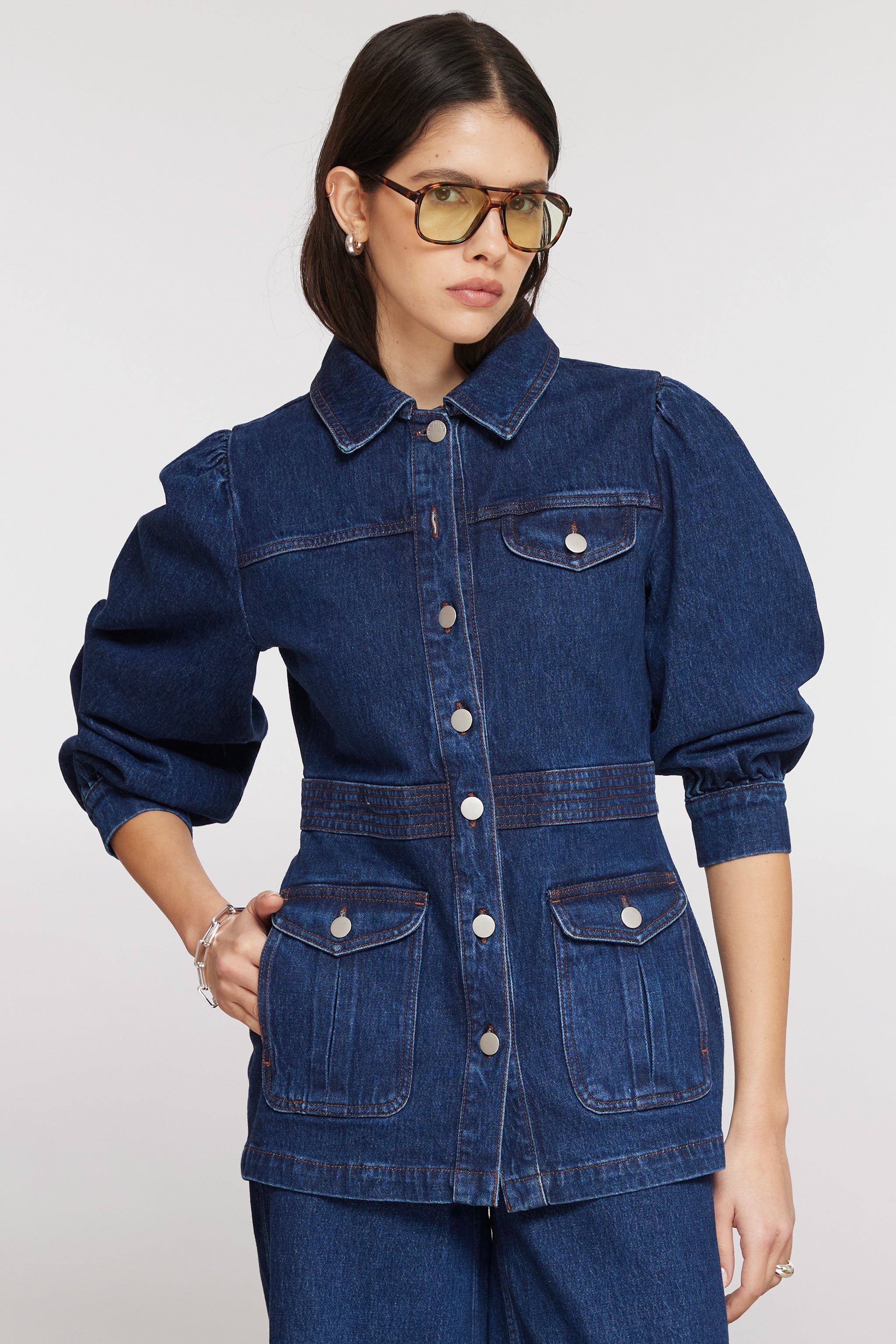 iNtimite アンティミテ　Big Denim Jacket Demi Jacket In Idaho – seventy + mochi
