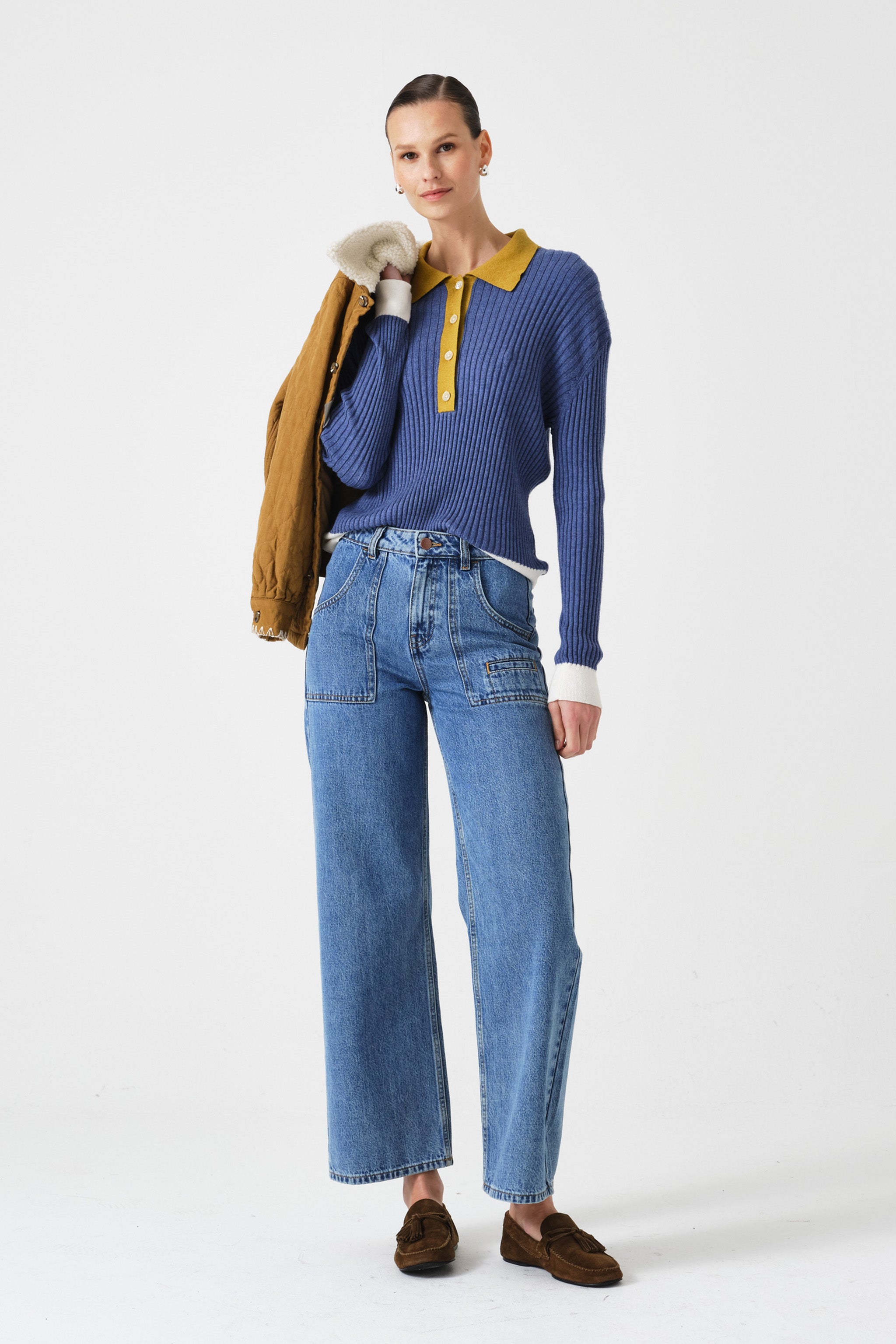 Eden Cropped Jean in Newport