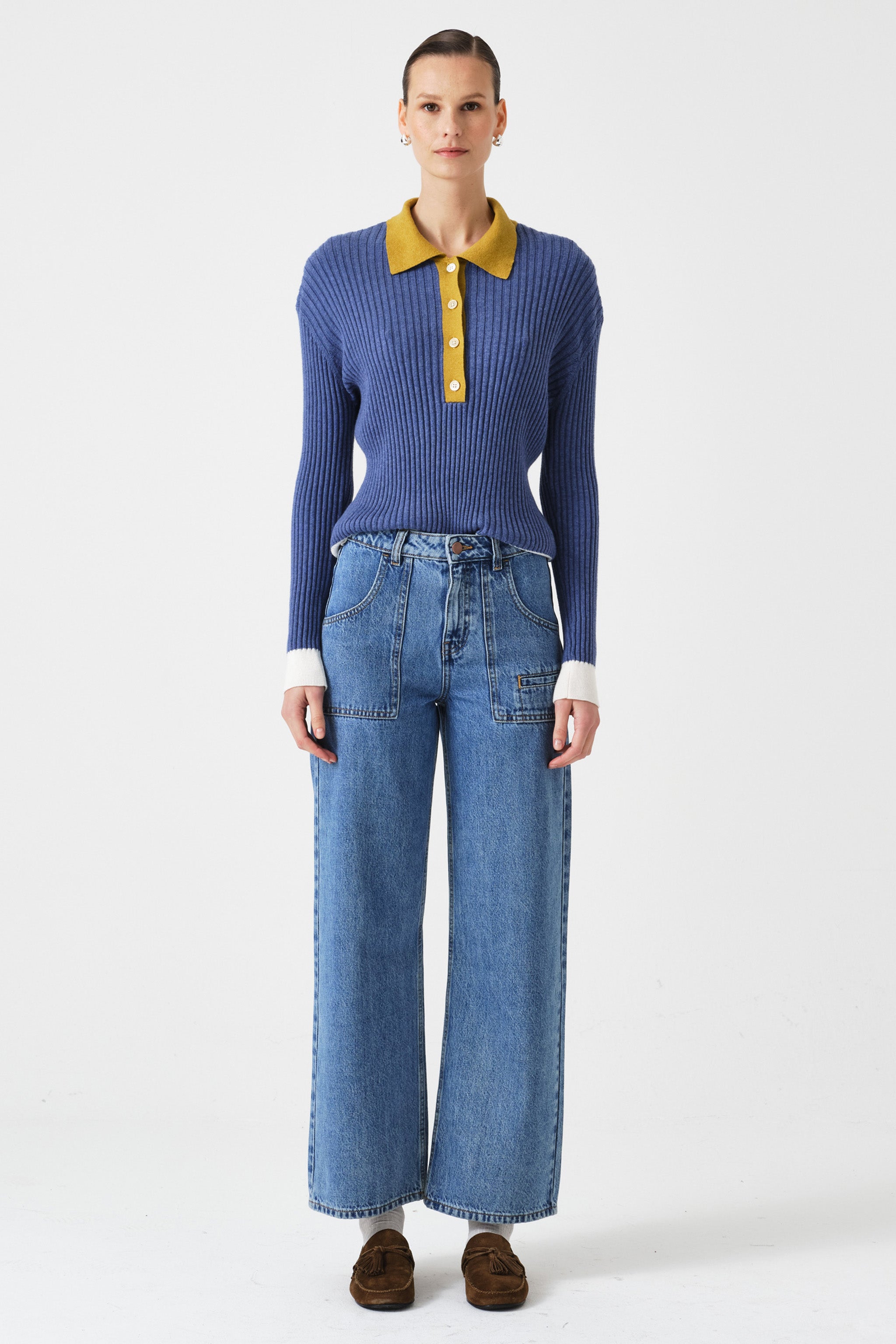 Eden Cropped Jean in Newport