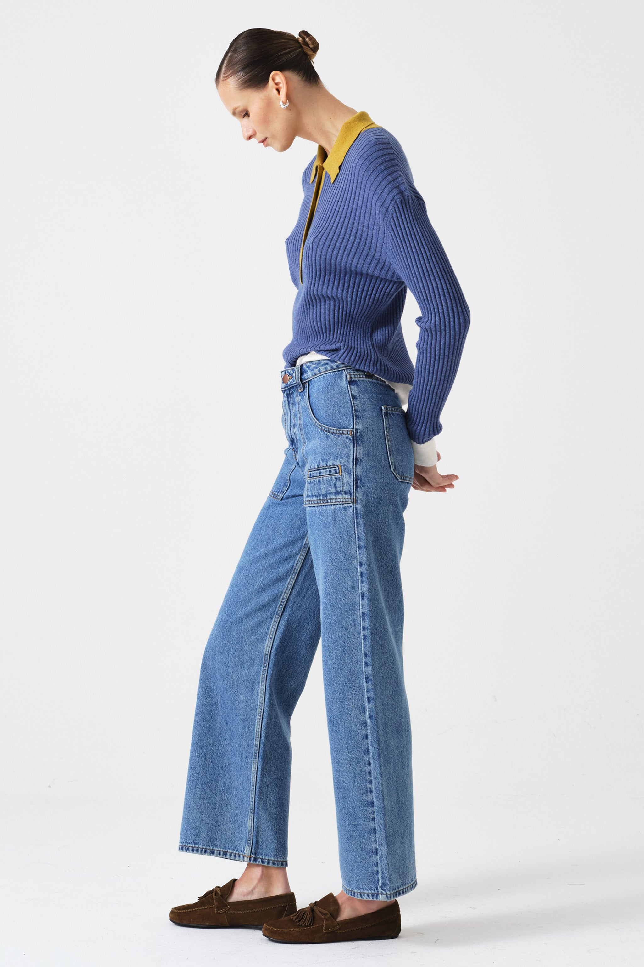 Eden Cropped Jean in Newport