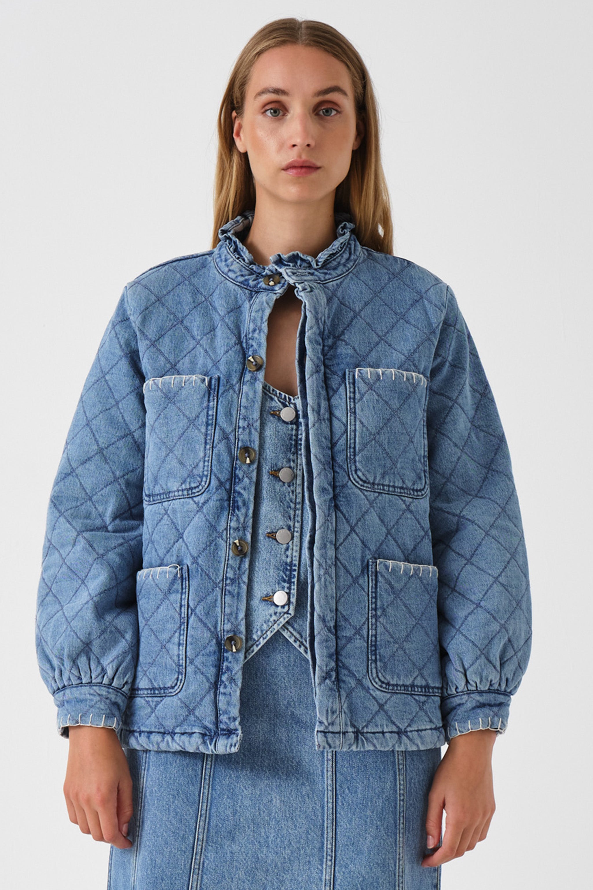 Quilted Pablo Jacket in Rodeo
