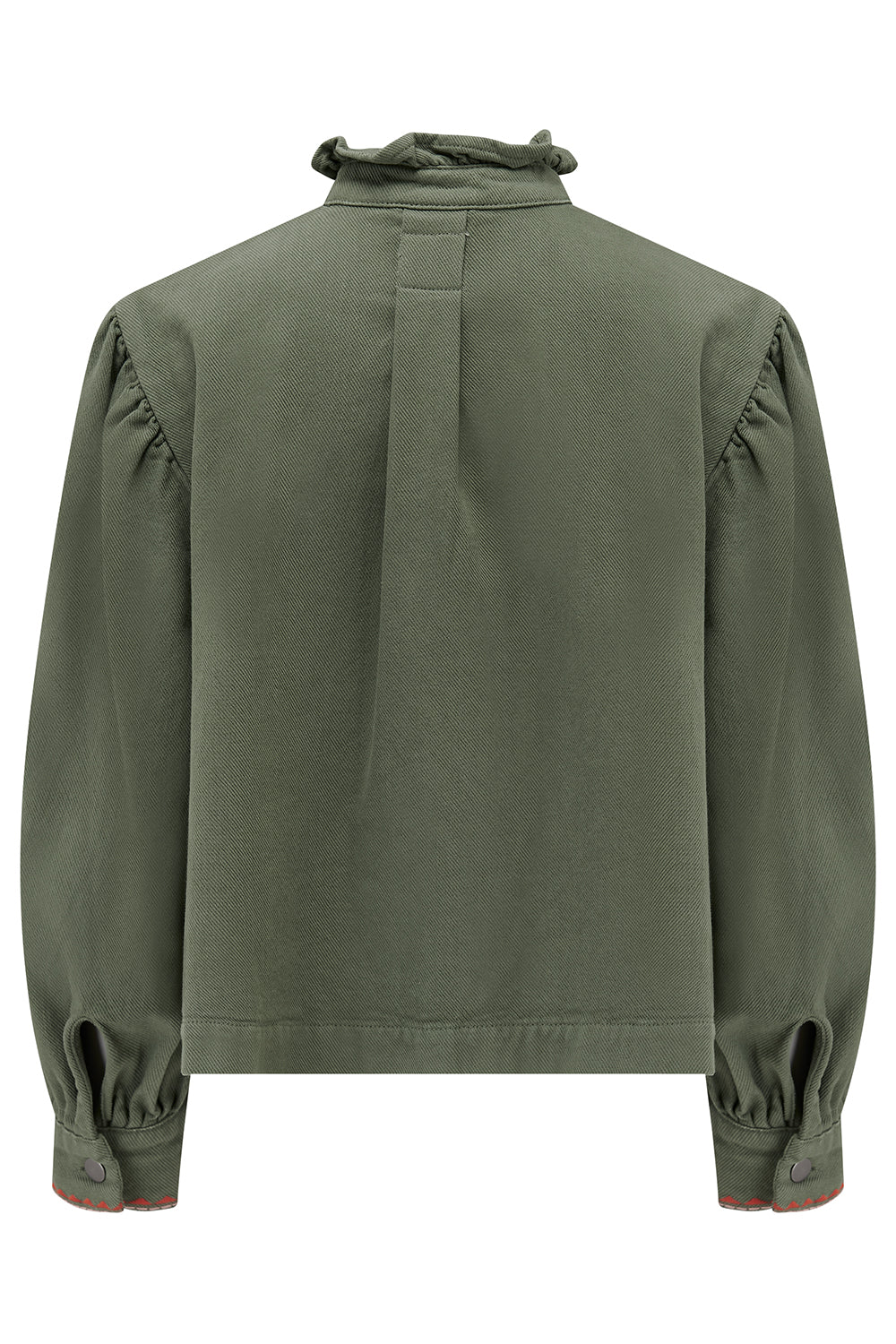 Ziggy Cropped Jacket in Khaki