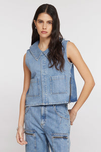 Zuri Vest In Two Tone