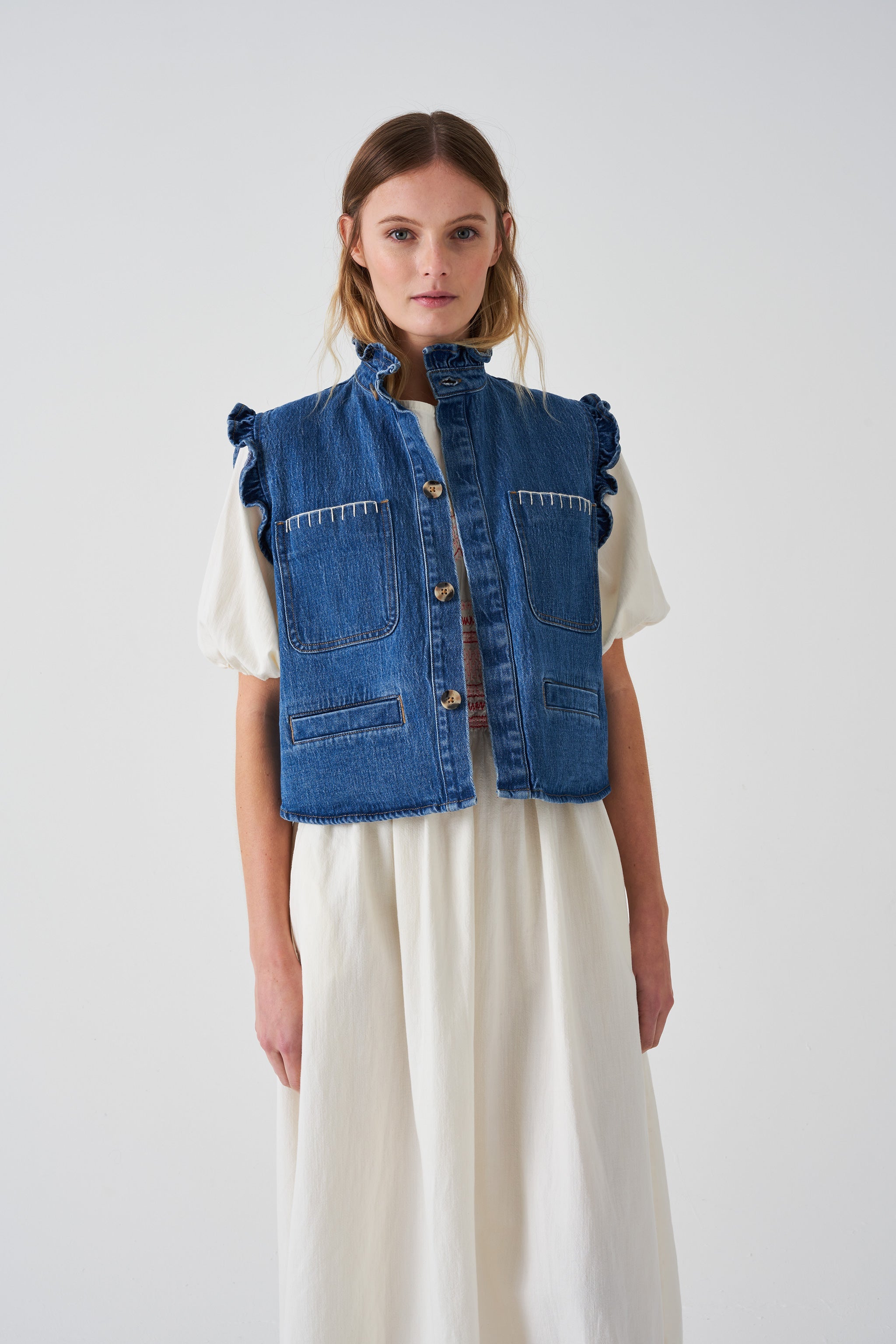 Pablo Vest in Vintage Americana – seventy + mochi